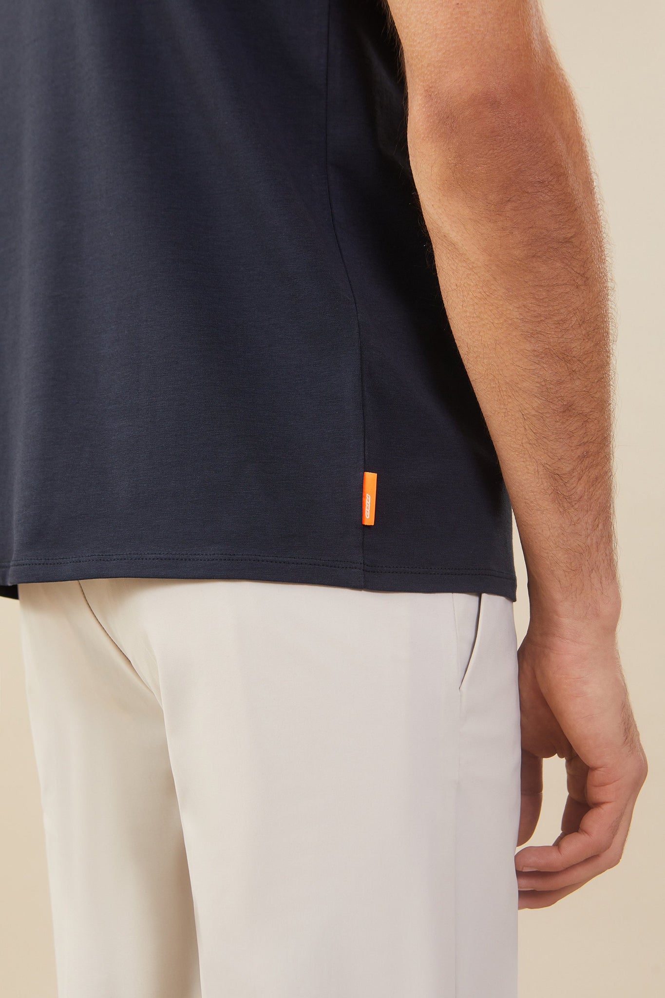 Polo mezza manica in jersey / Blu - Ideal Moda