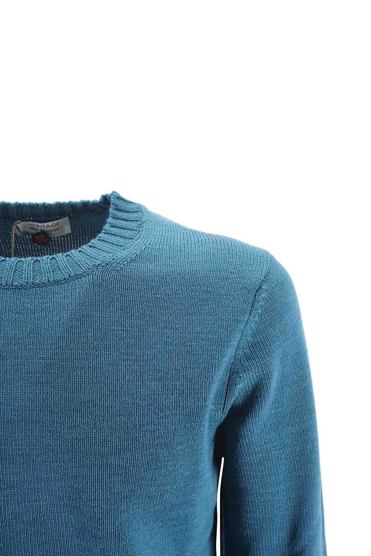 Maglia Heritage Girocollo / Ottanio - Ideal Moda