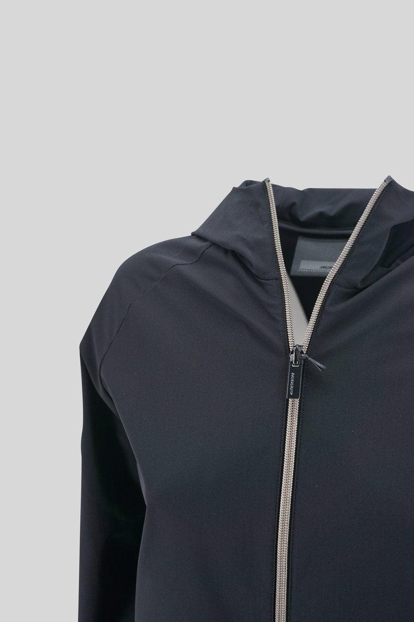 Giacca Summer Fleece Hood Lady / Nero - Ideal Moda