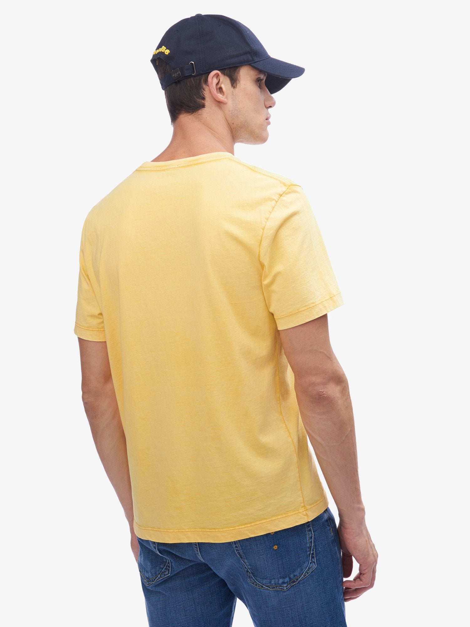 T-Shirt sfumata / Giallo - Ideal Moda