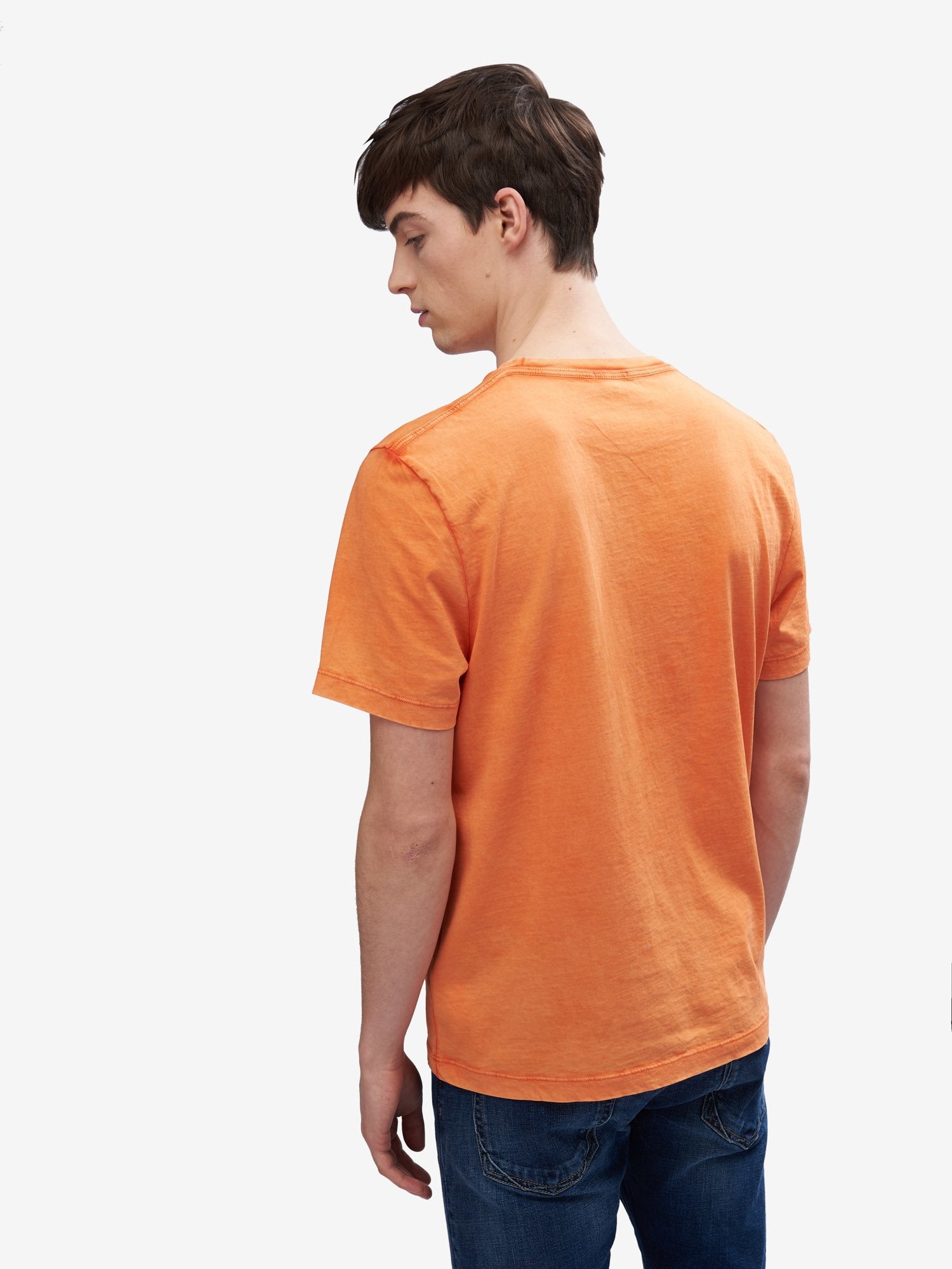 T-Shirt sfumata / Arancione - Ideal Moda