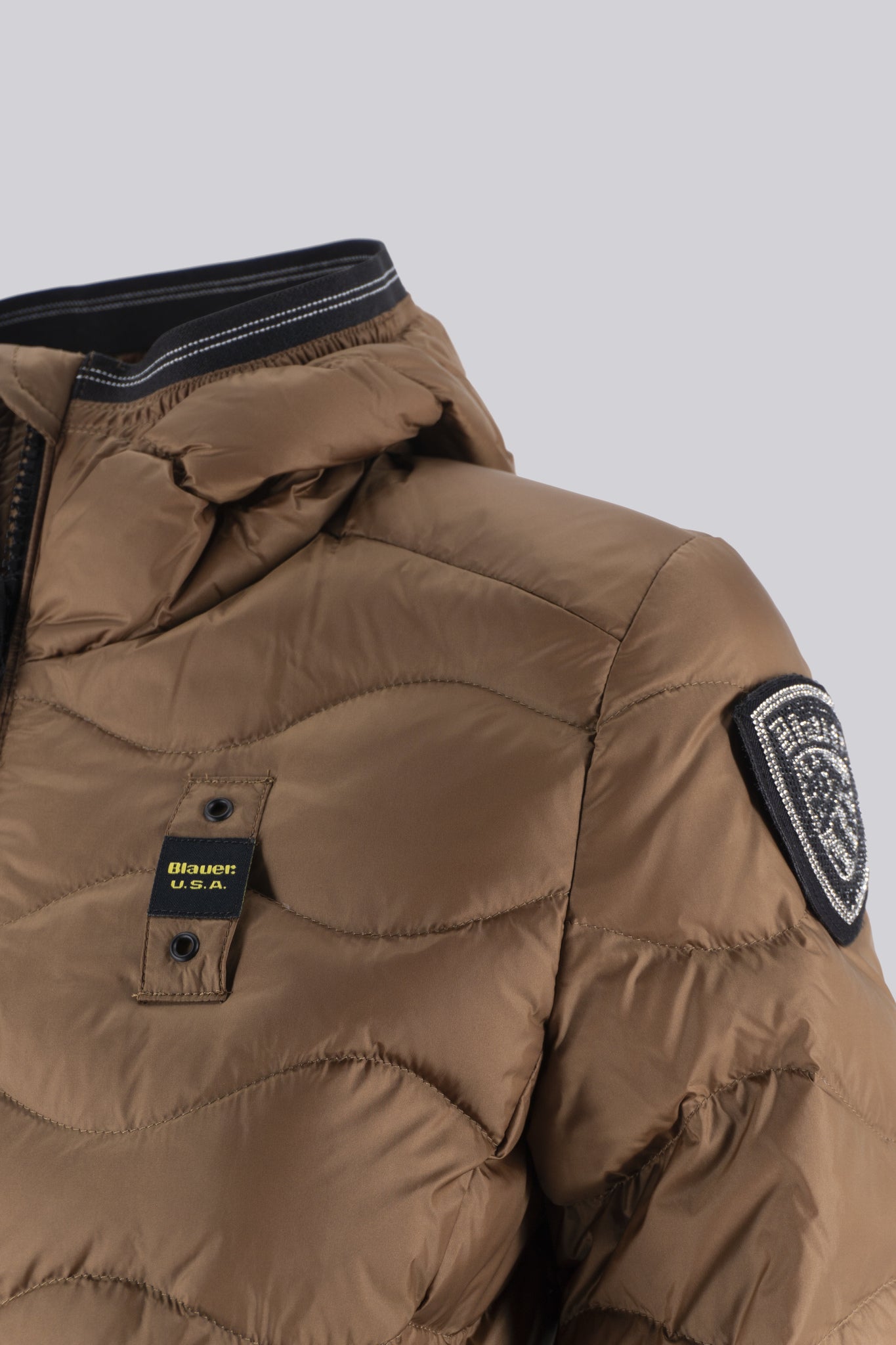 Piumino A Onde Melissa / Marrone - Ideal Moda