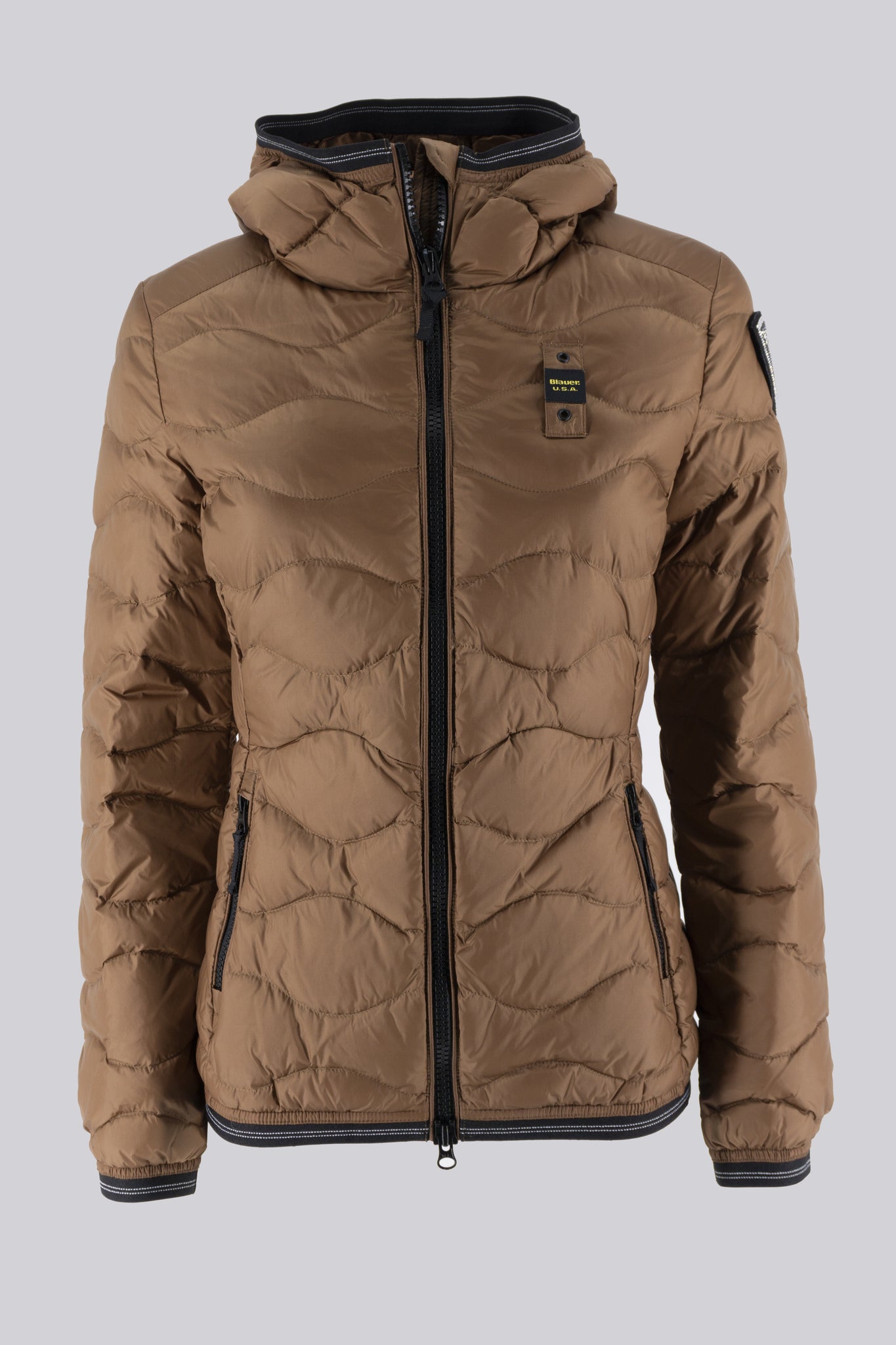 Piumino A Onde Melissa / Marrone - Ideal Moda