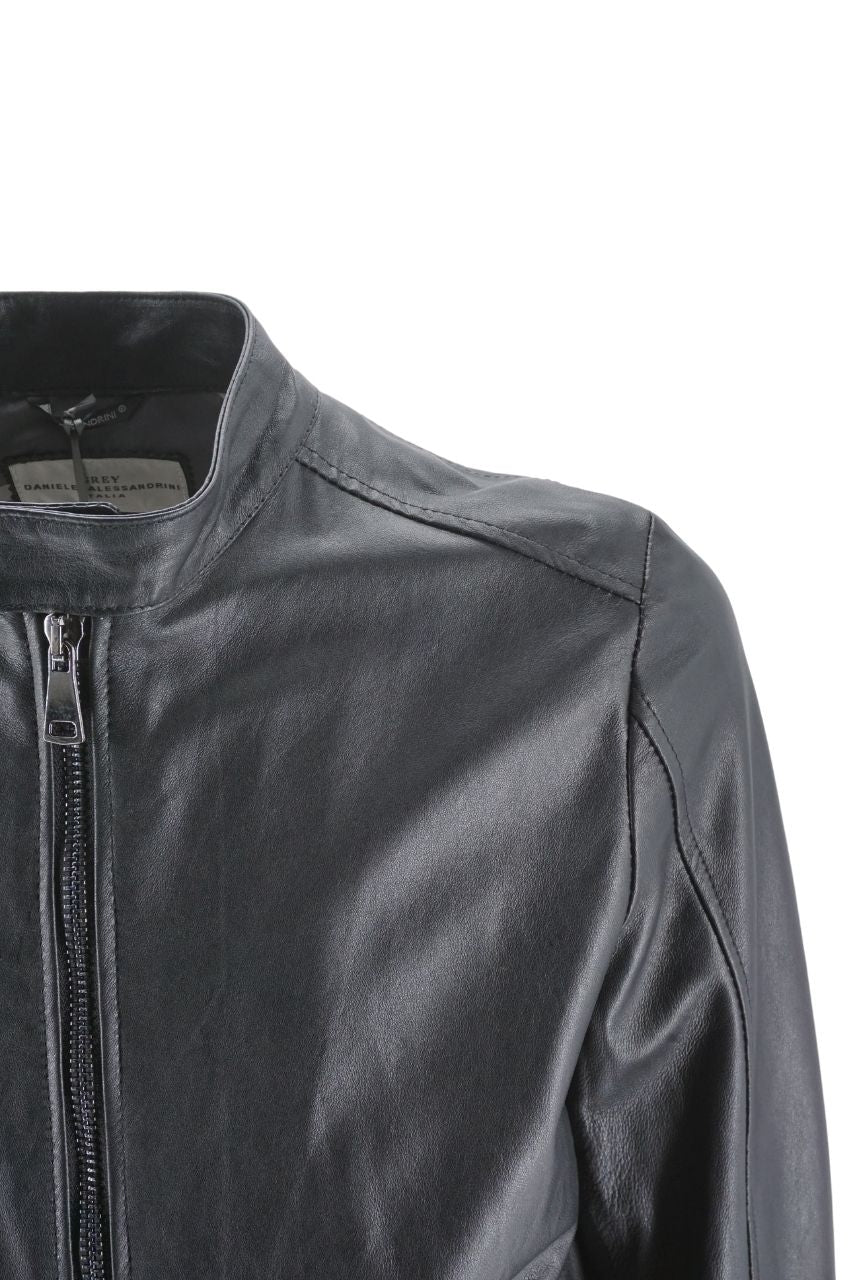 Giacca Daniele Alessandrini in Pelle / Nero - Ideal Moda