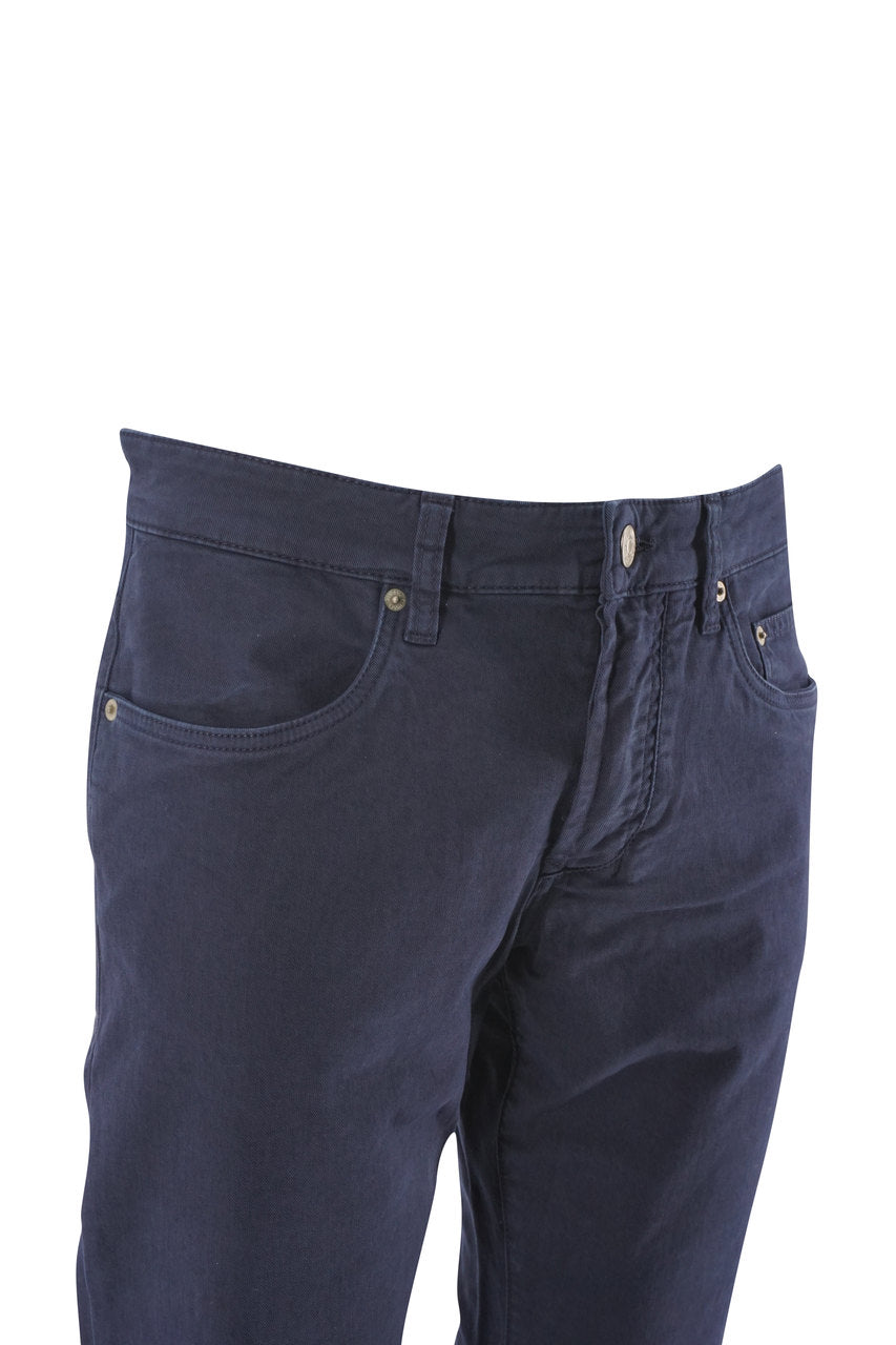Pantalone Siviglia 5 Tasche / Blu - Ideal Moda