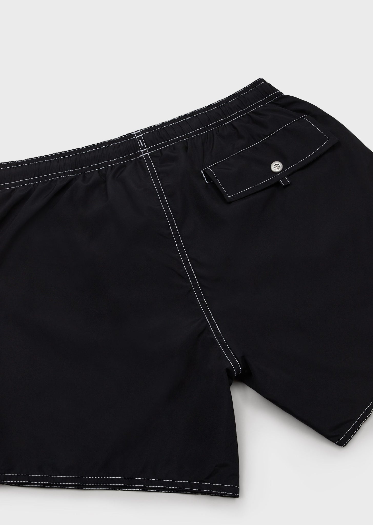 Costume boxer packable con logo / Nero - Ideal Moda