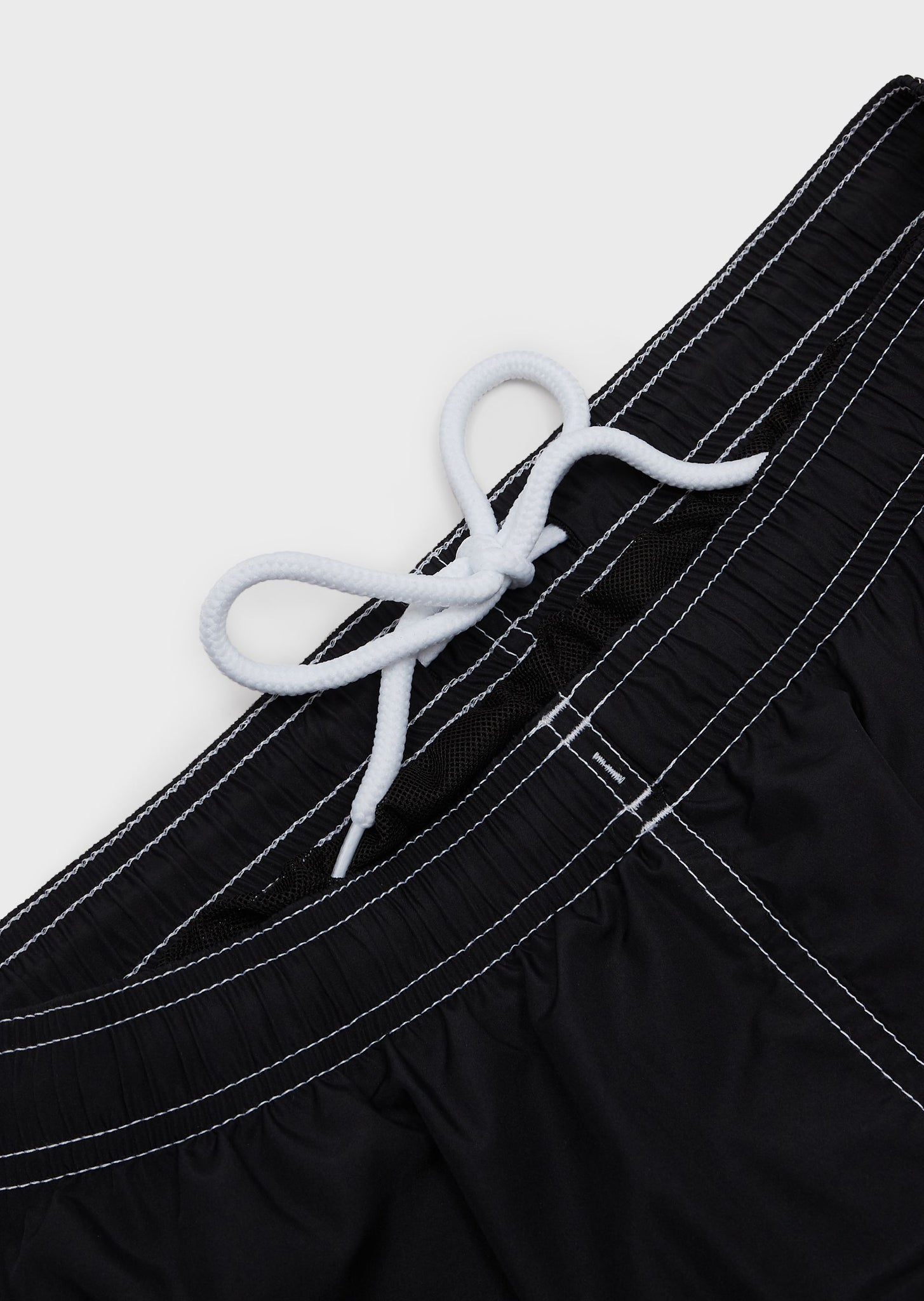 Costume boxer packable con logo / Nero - Ideal Moda