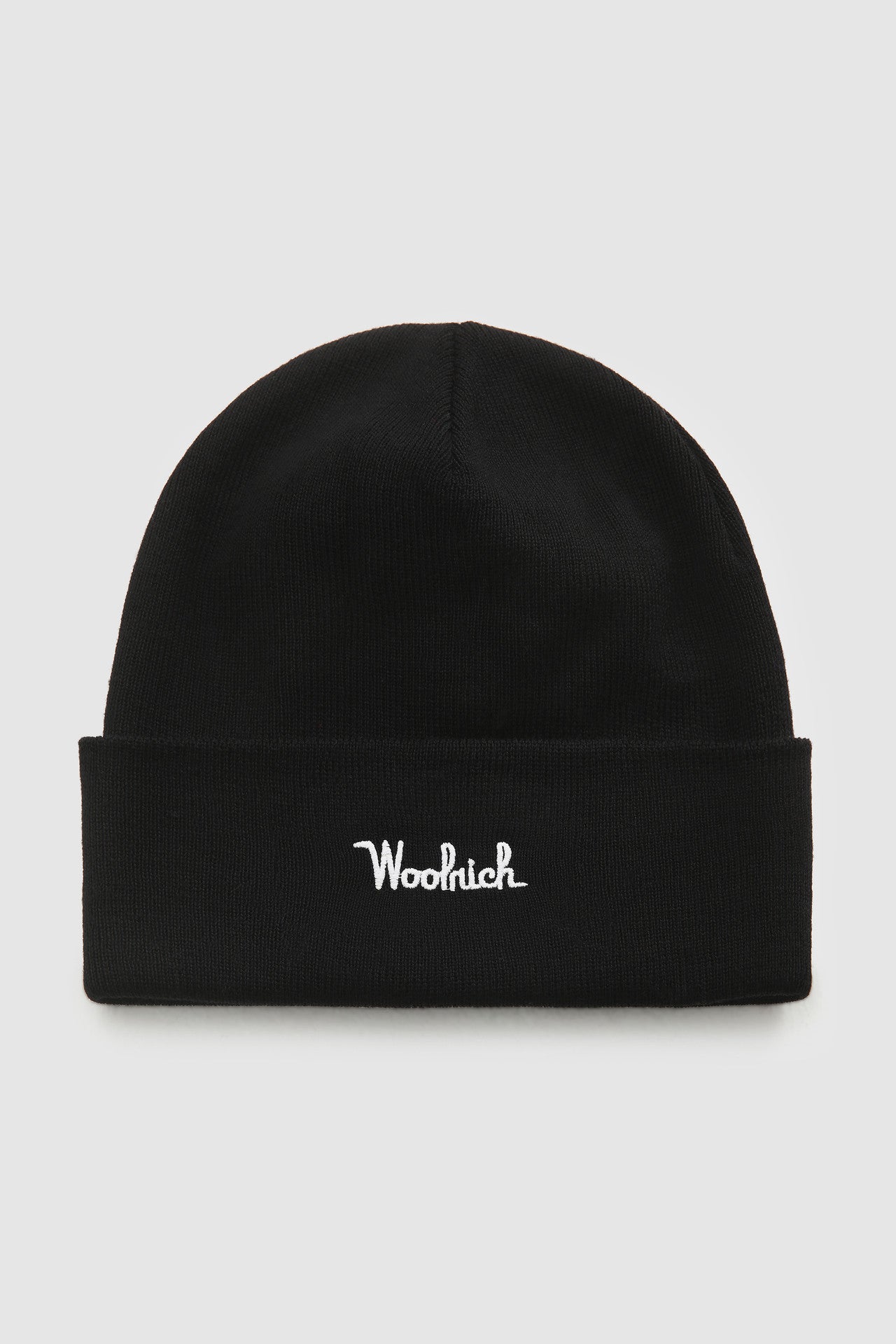 Berretto con logo Woolrich / Nero - Ideal Moda