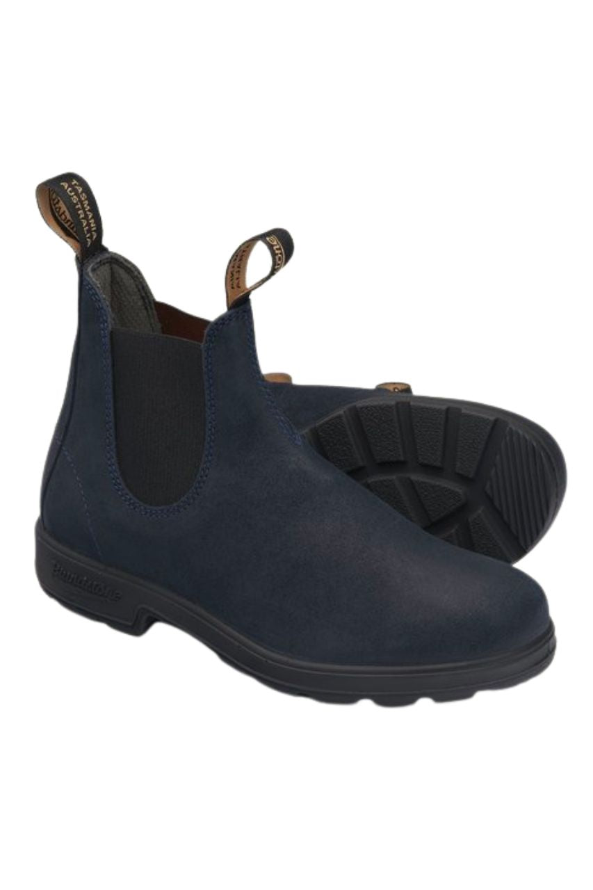 Stivaletto in Pelle Scamosciata Blundstone / Blu - Ideal Moda