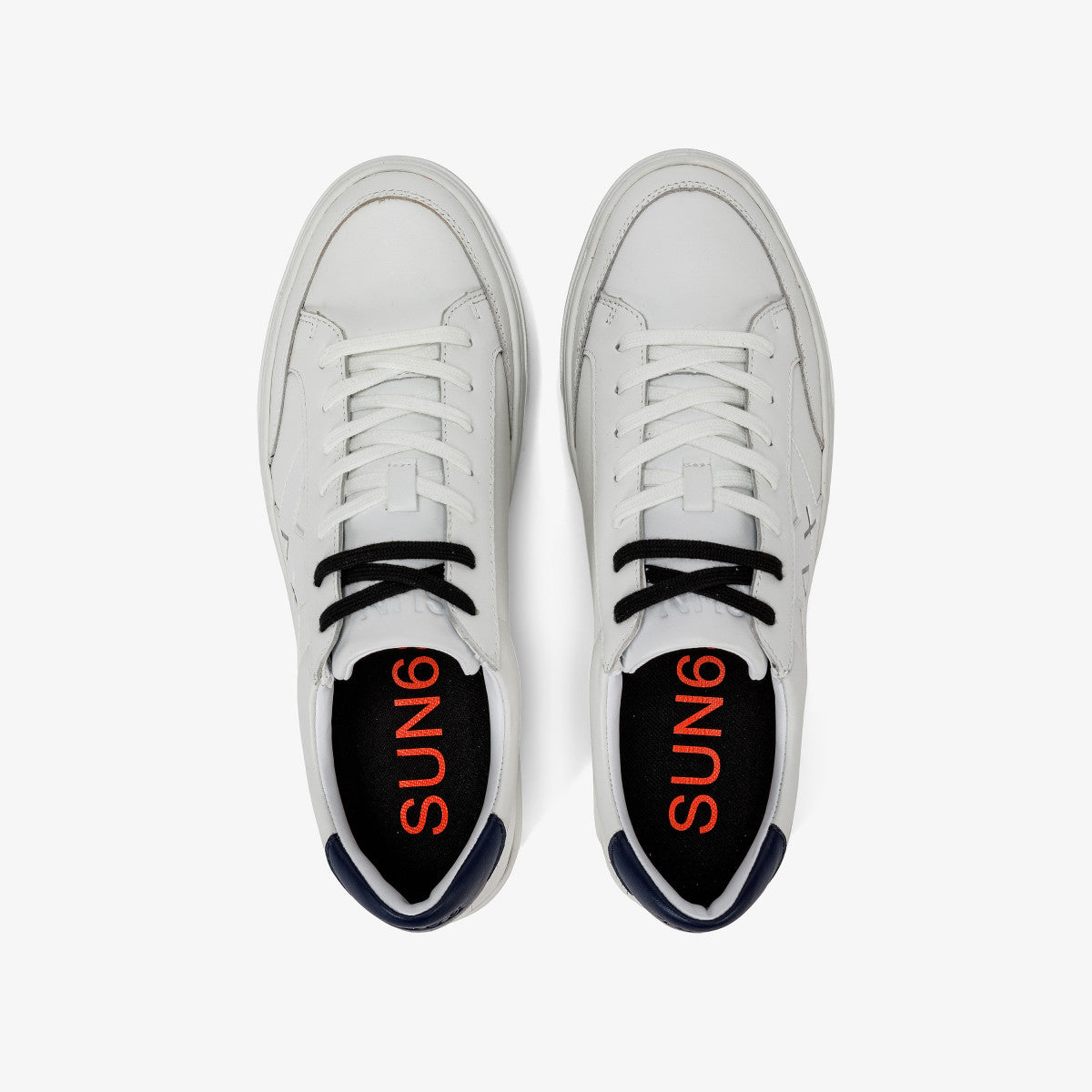 Sneaker con Logo Sun 68 / Bianco - Ideal Moda