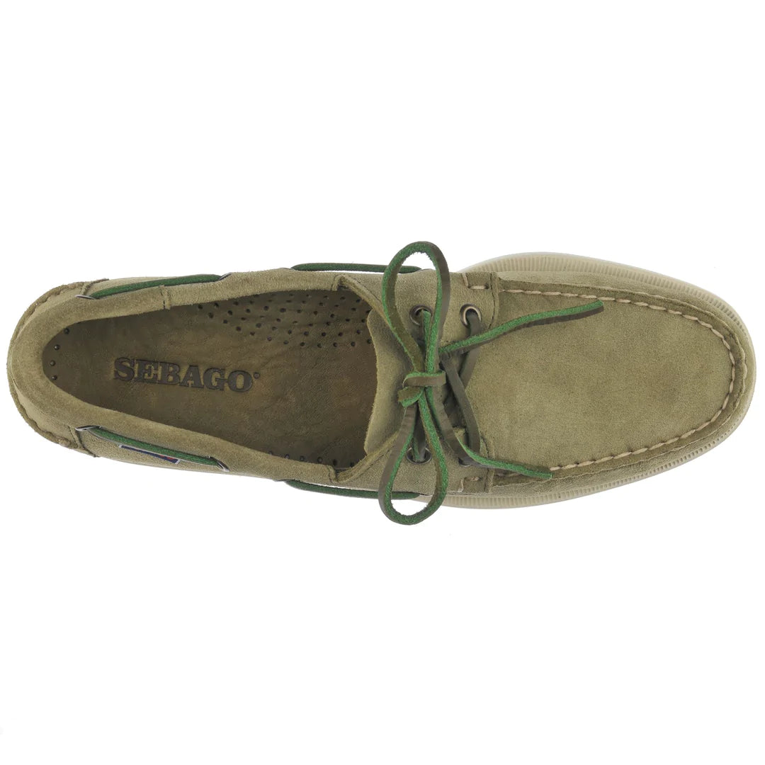 Mocassino Portland in Camoscio Sebago / Verde - Ideal Moda
