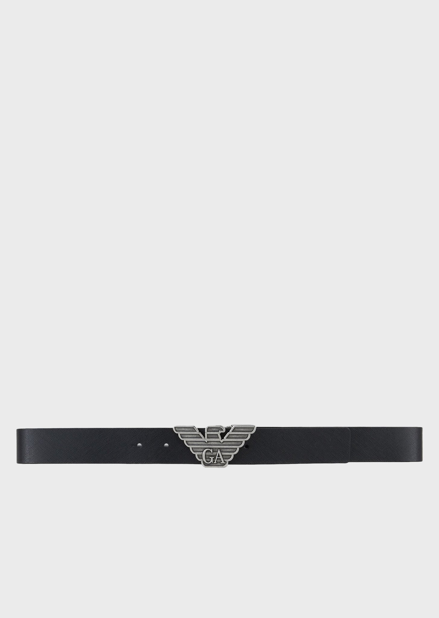 Cintura Emporio Armani Reversibile / Nero - Ideal Moda
