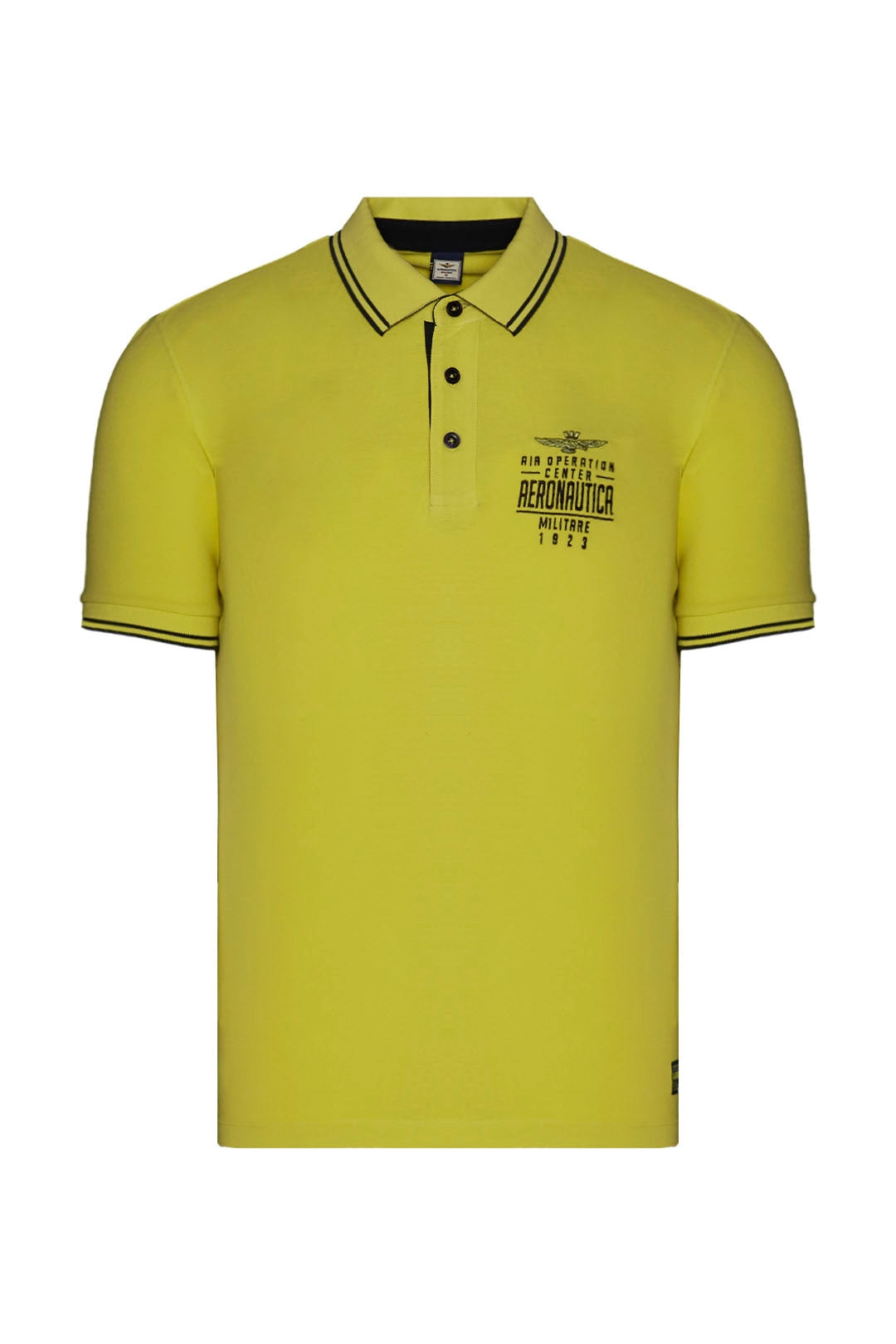 Polo Aeronautica Militare in Piquet / Giallo - Ideal Moda
