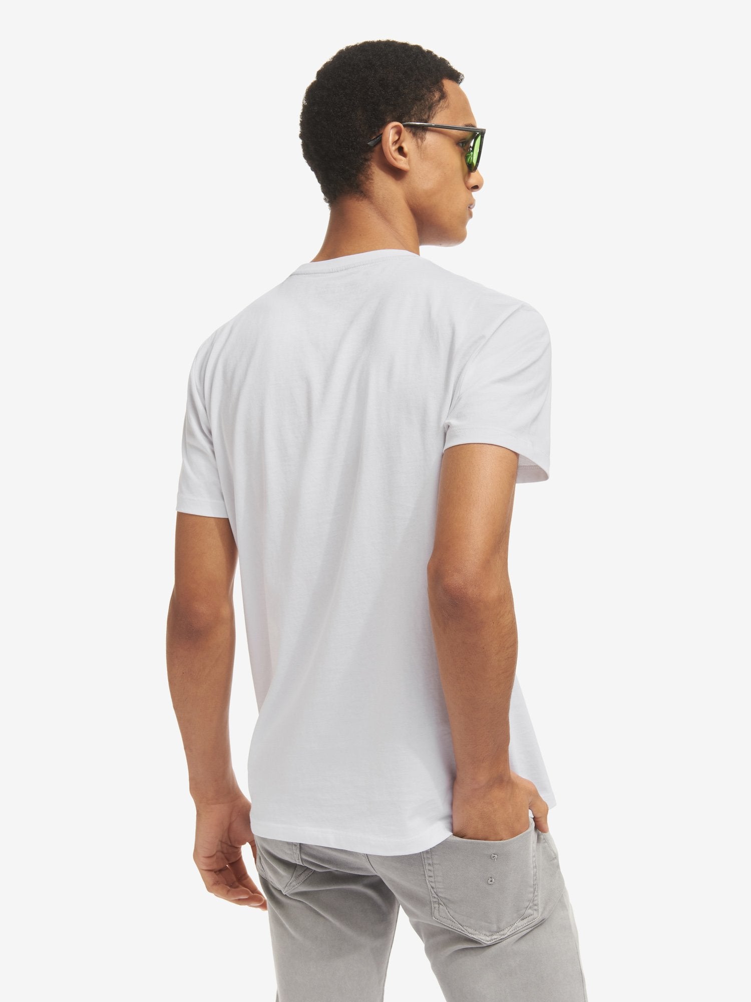 T-Shirt con Stampa Lenticolare / Bianco - Ideal Moda
