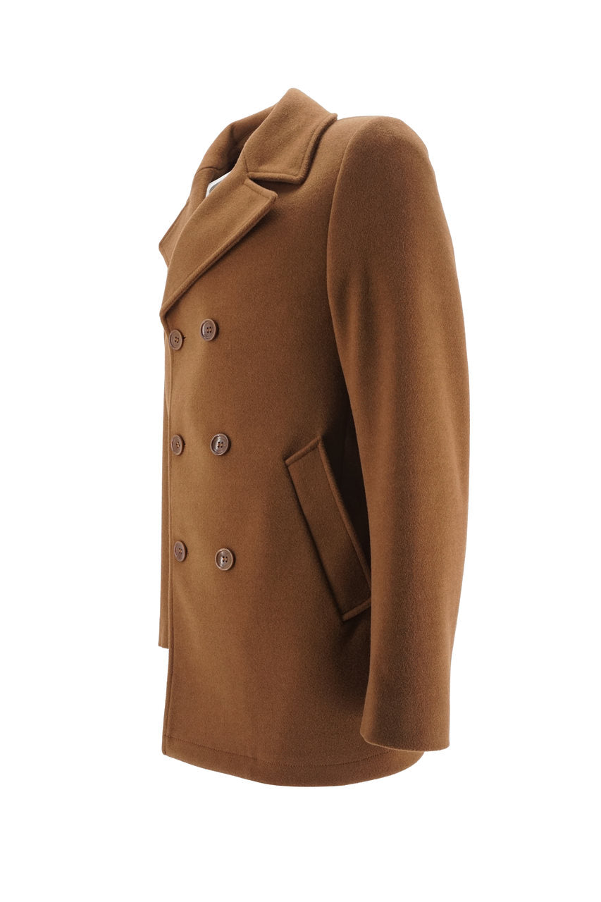 Cappotto Daniele Alessandrini Doppio Petto / Marrone - Ideal Moda