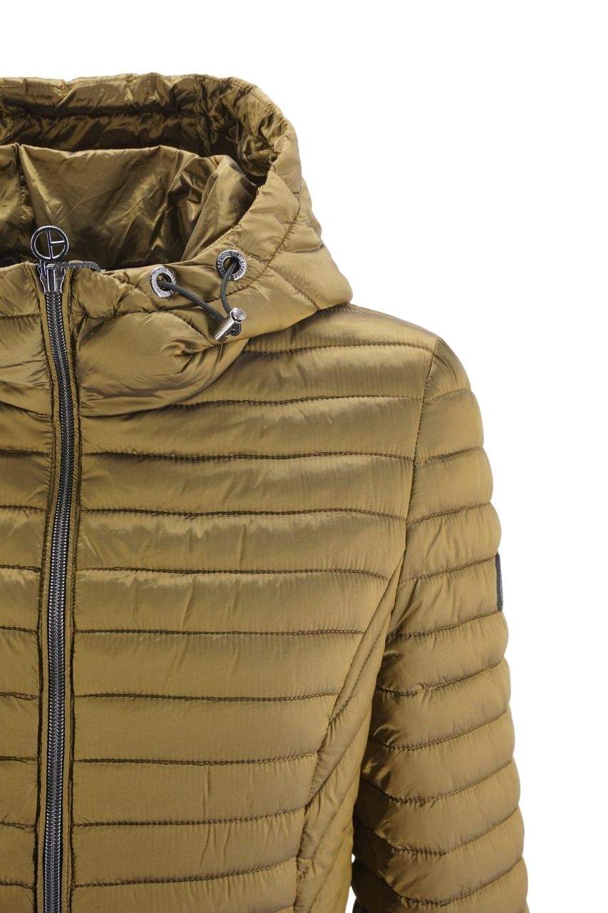 Giubbino Lungo con Cappuccio Clinchberry / Giallo - Ideal Moda