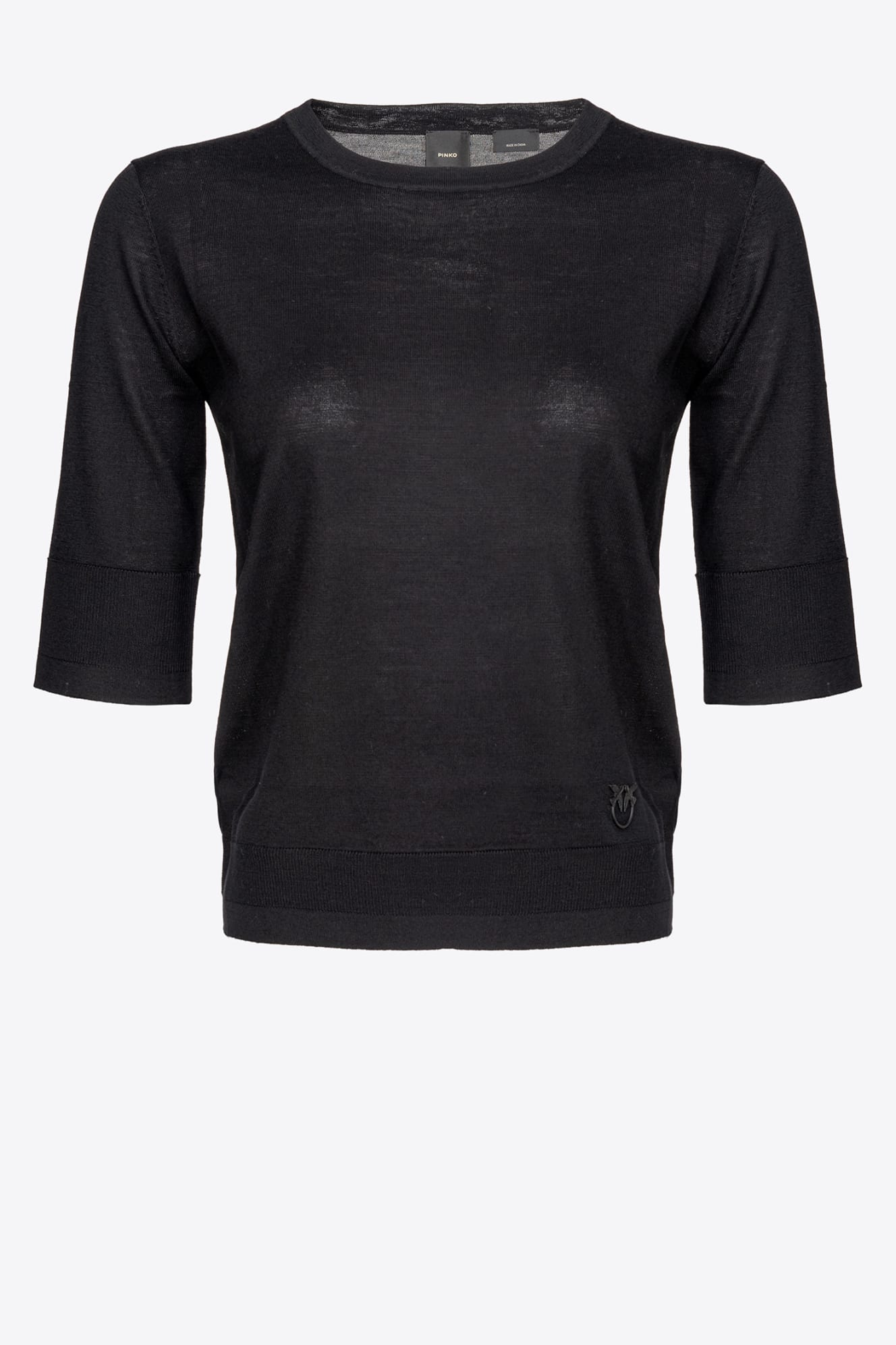 Maglia con Manica a tre quarti Pinko / Nero - Ideal Moda
