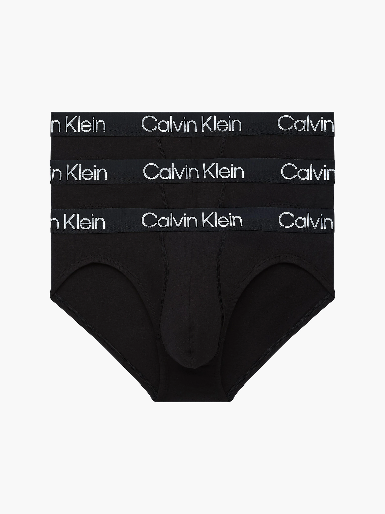 Slip Calvin Klein 3 Pack / Nero - Ideal Moda