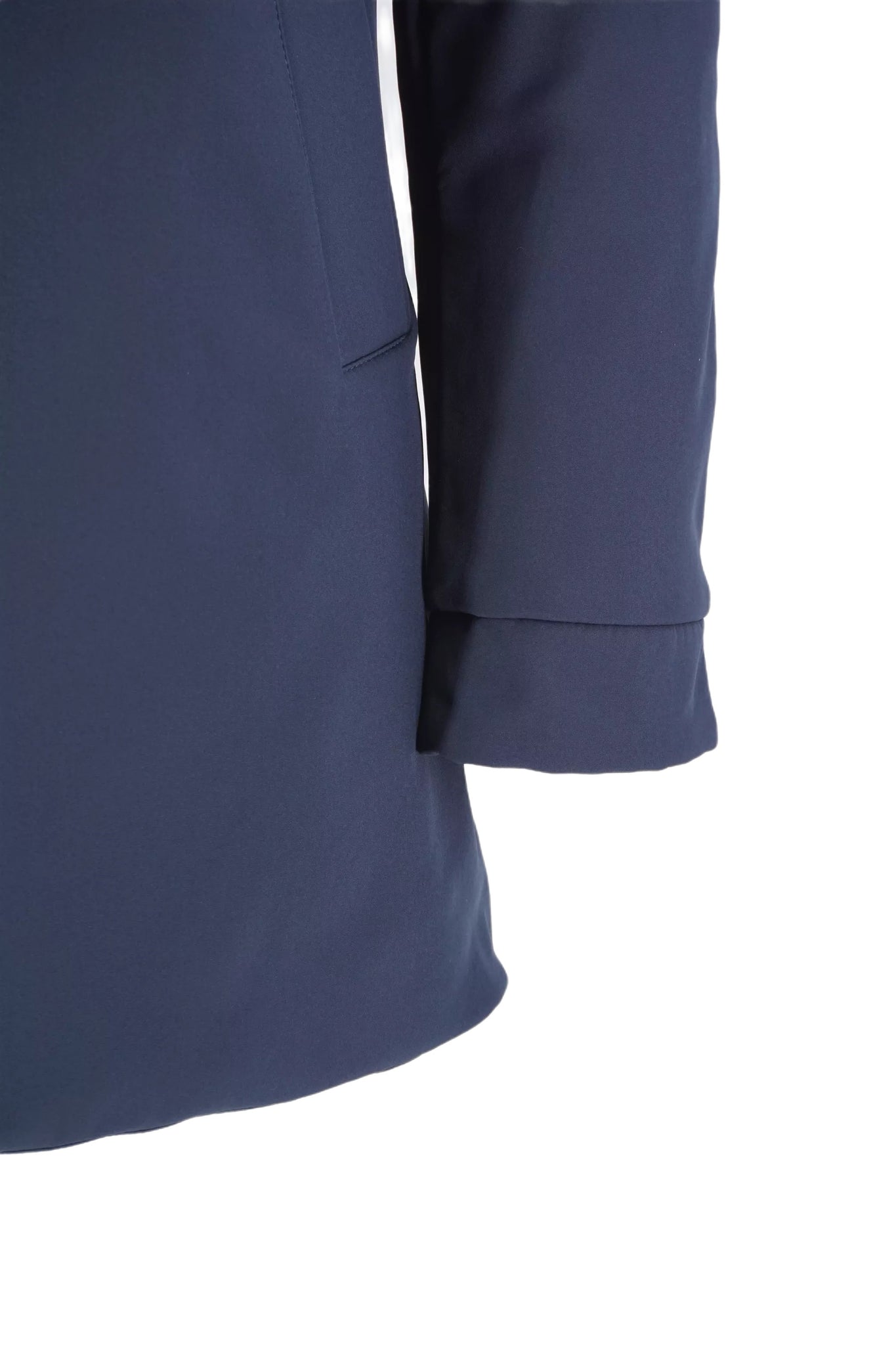 Trench con Inserto in Nylon Refrigue / Blu - Ideal Moda