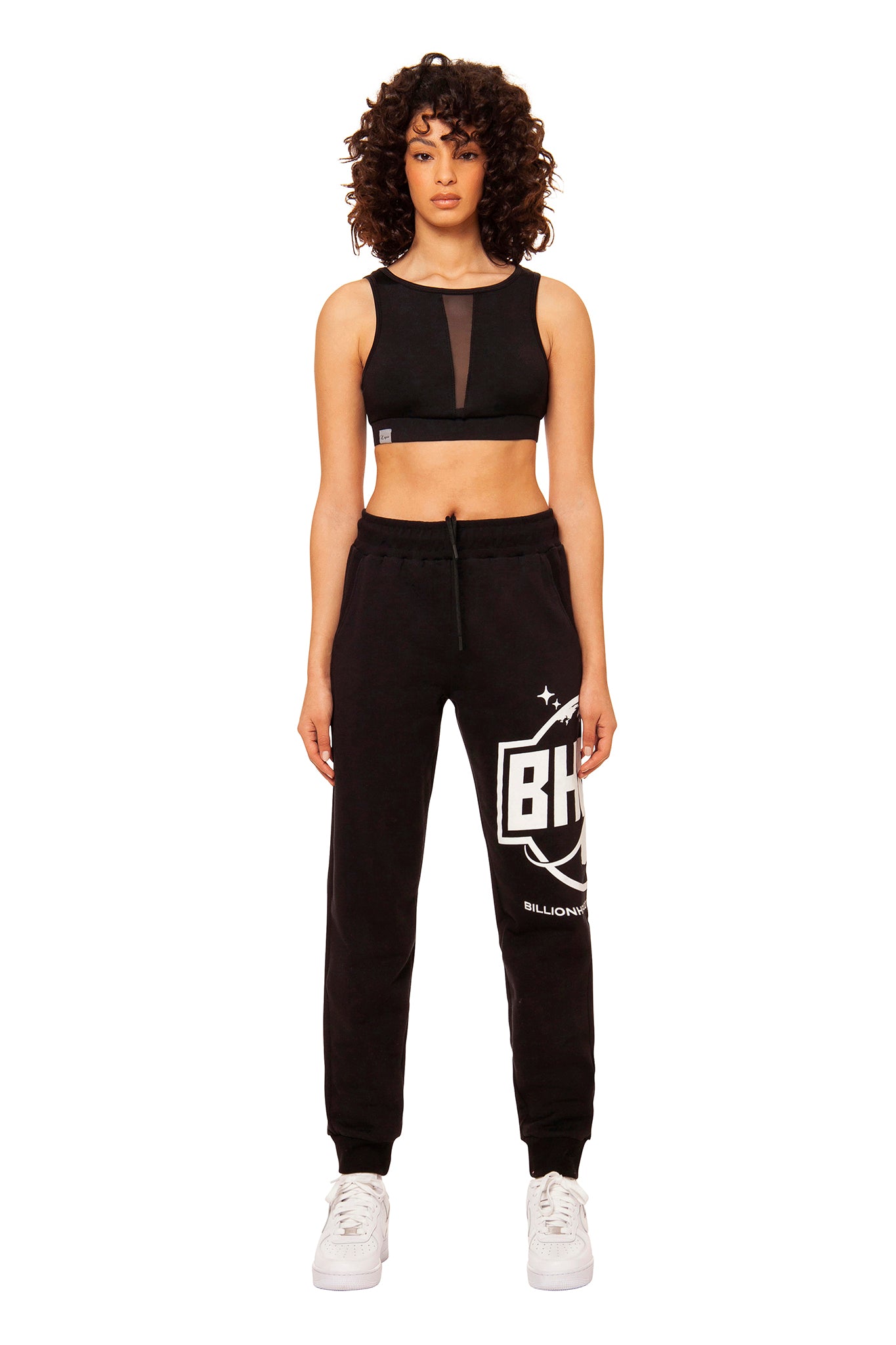 Pantalone tuta unisex / Nero - Ideal Moda
