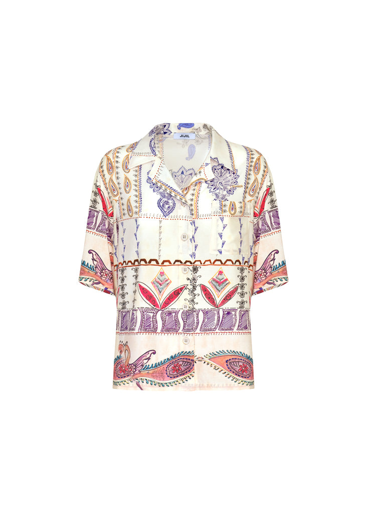 Camicia con Taschino / Multicolor - Ideal Moda