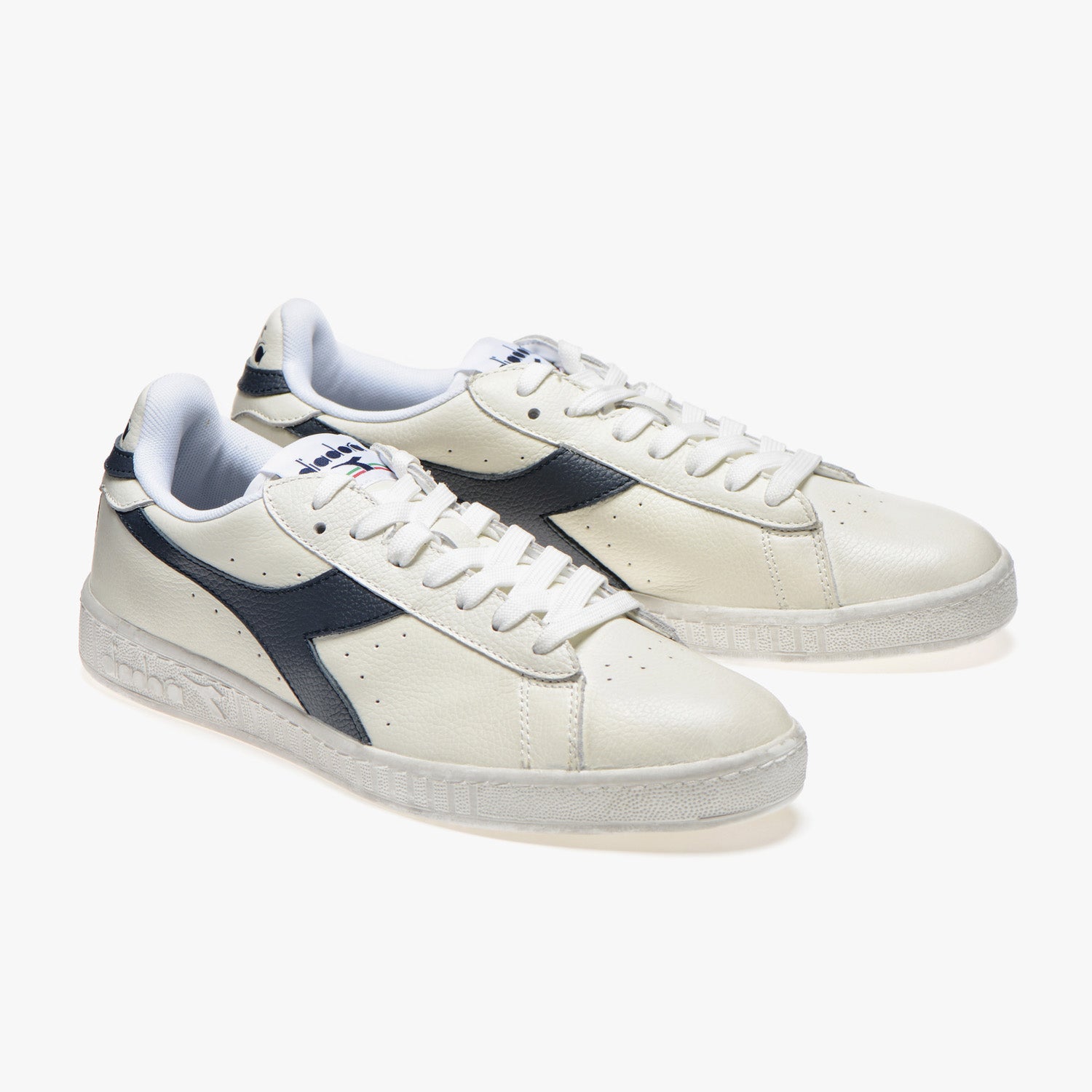 Game L Low Waxed Blu / Bianco - Ideal Moda