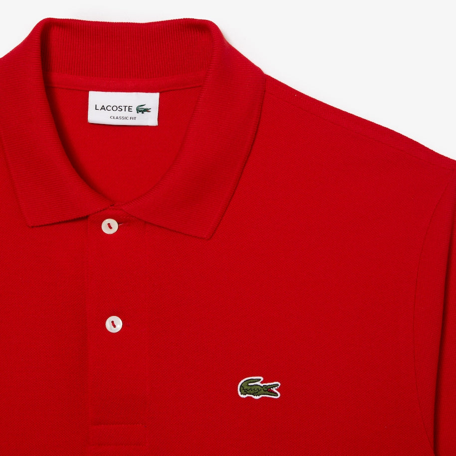 Polo 12.12 con Logo Lacoste / Rosso - Ideal Moda