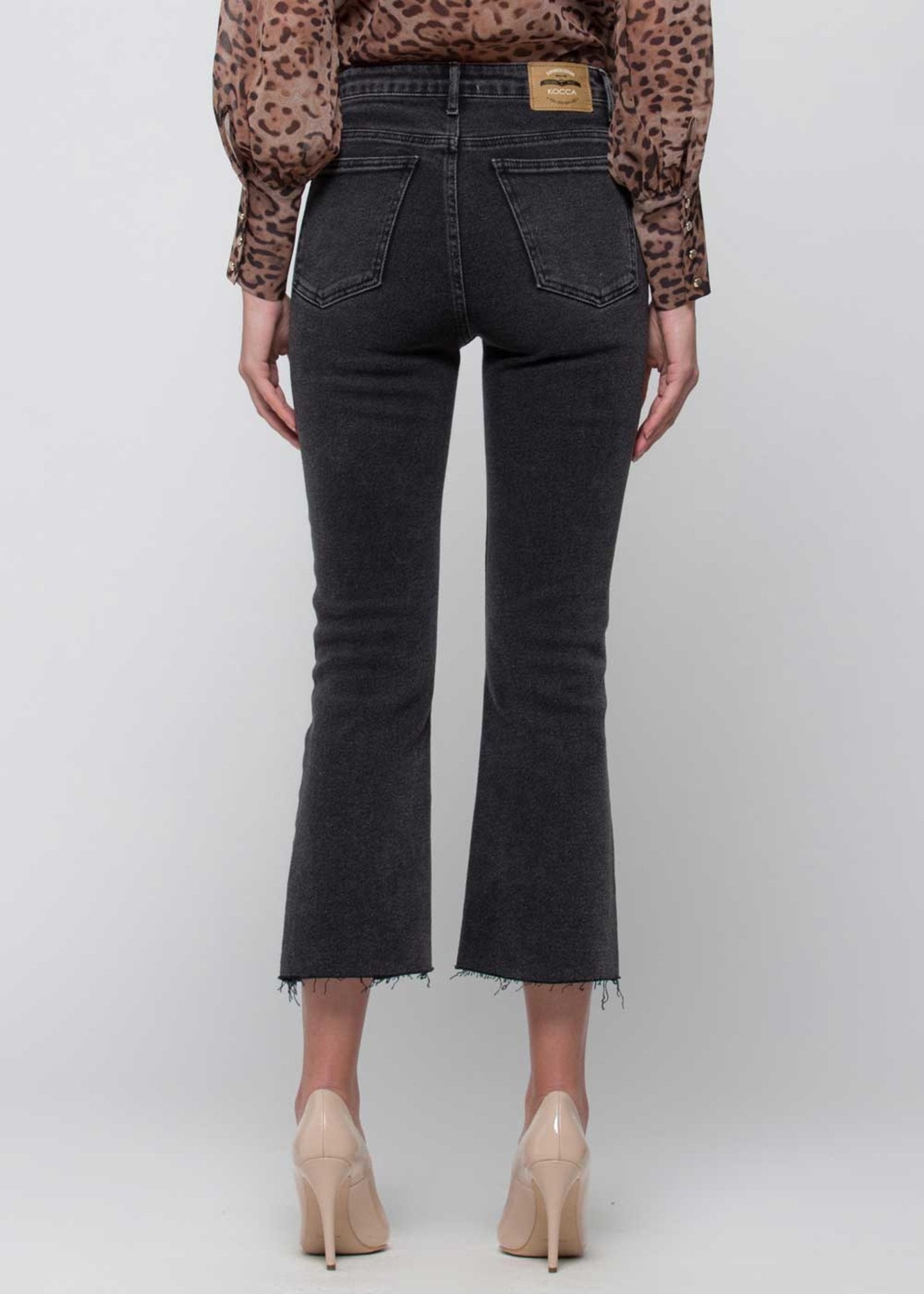 Pantalone Kocca Denim / Nero - Ideal Moda