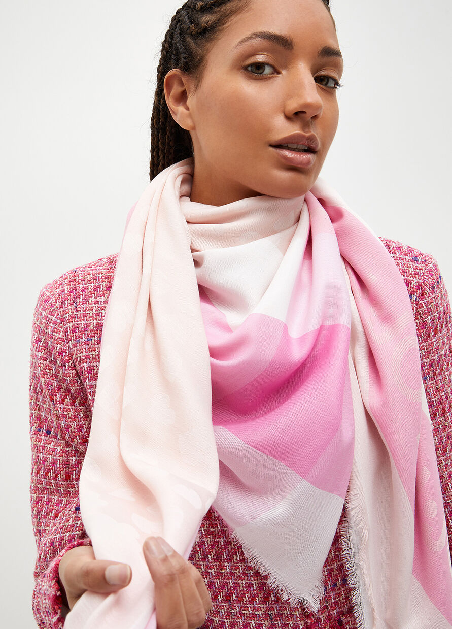 Foulard con Cuori Liu Jo / Rosa - Ideal Moda