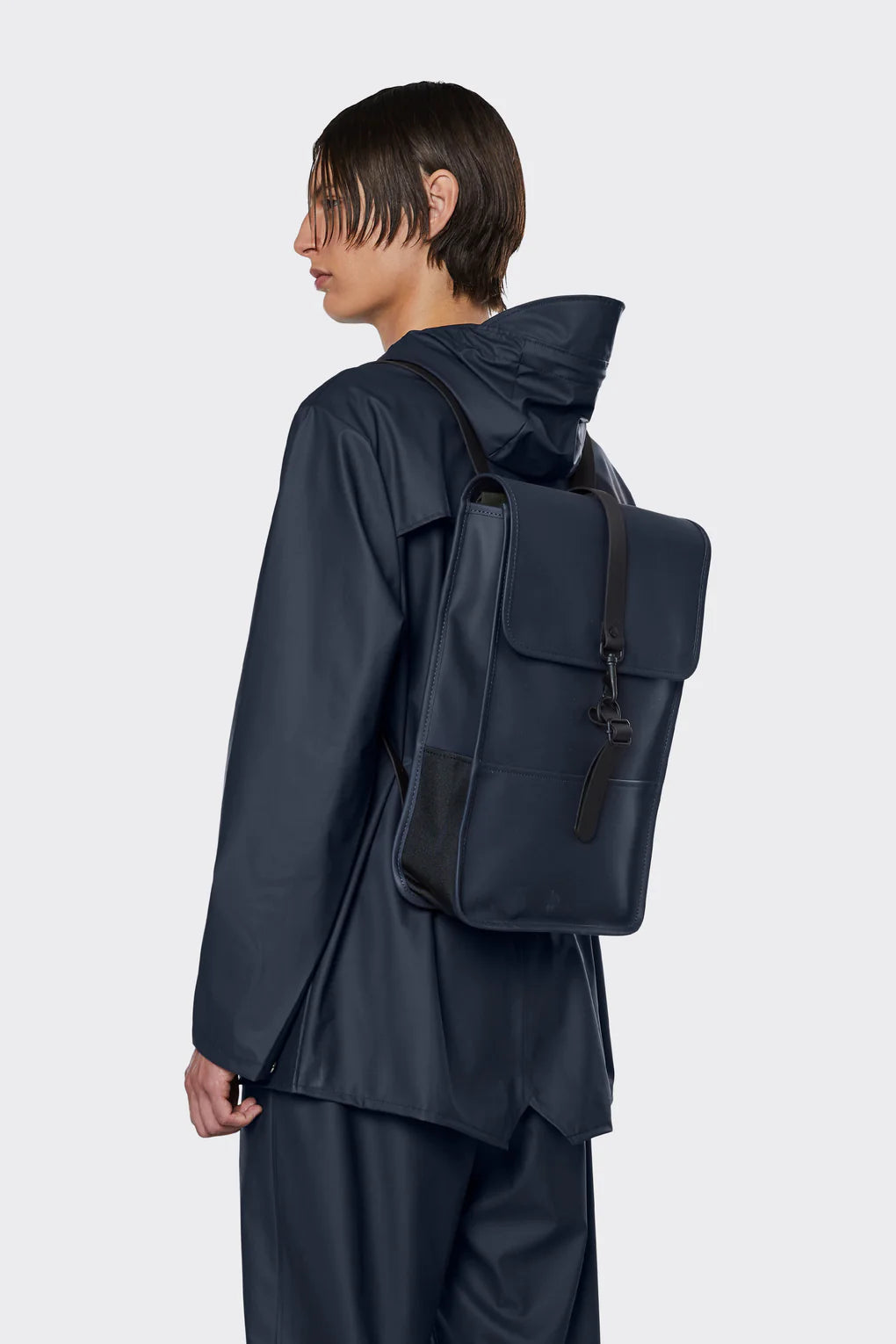 Zaino con Moschettone Rains / Blu - Ideal Moda