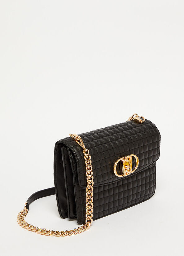 Borsa a Tracolla con Logo Liu Jo / Nero - Ideal Moda