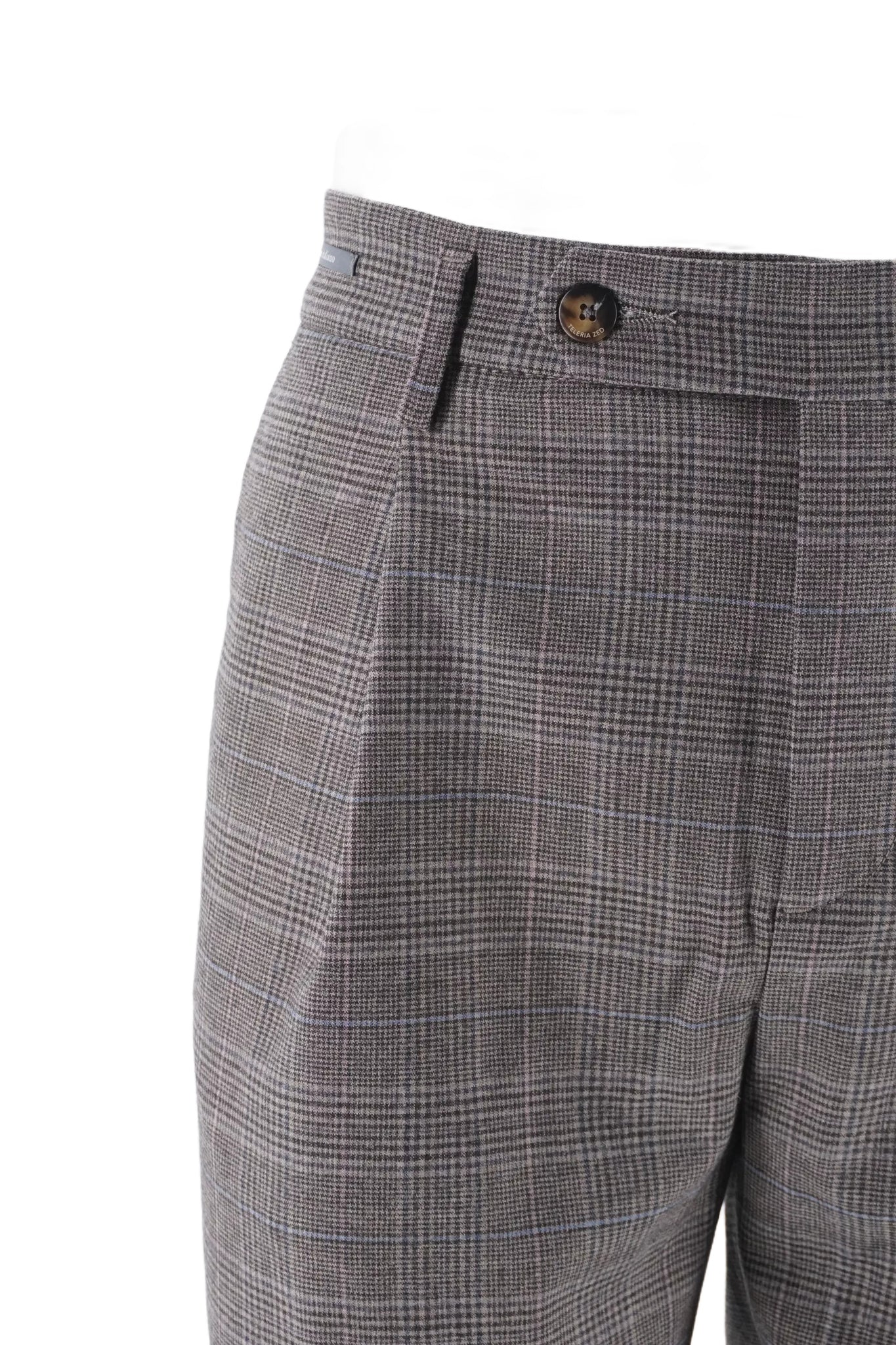 Pantalone a Fantasia con Pence Teleria Zed / Grigio - Ideal Moda