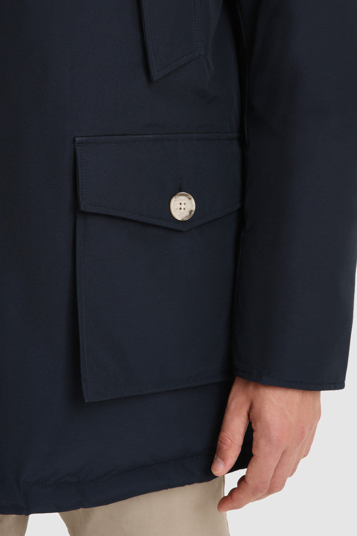 Arctic Parka con pelliccia removibile / Blu - Ideal Moda