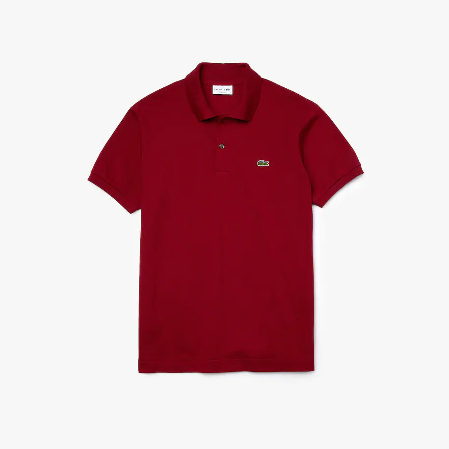 Polo Lacoste L.12.12 classic fit in petit piqué / Bordeaux - Ideal Moda