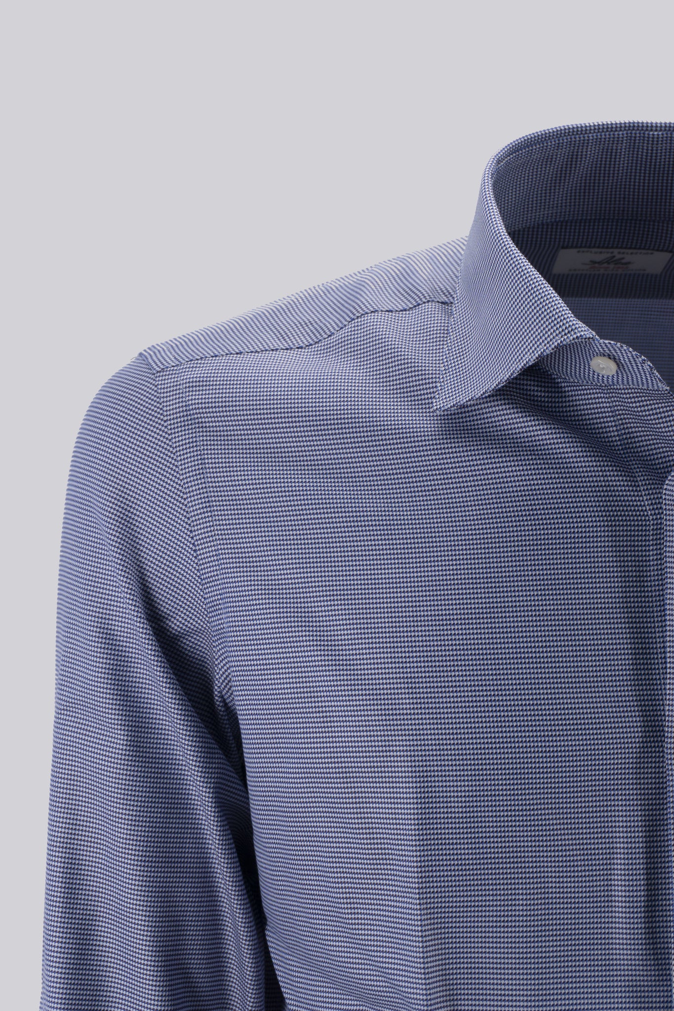Camicia in Cotone Egiziano / Blu - Ideal Moda