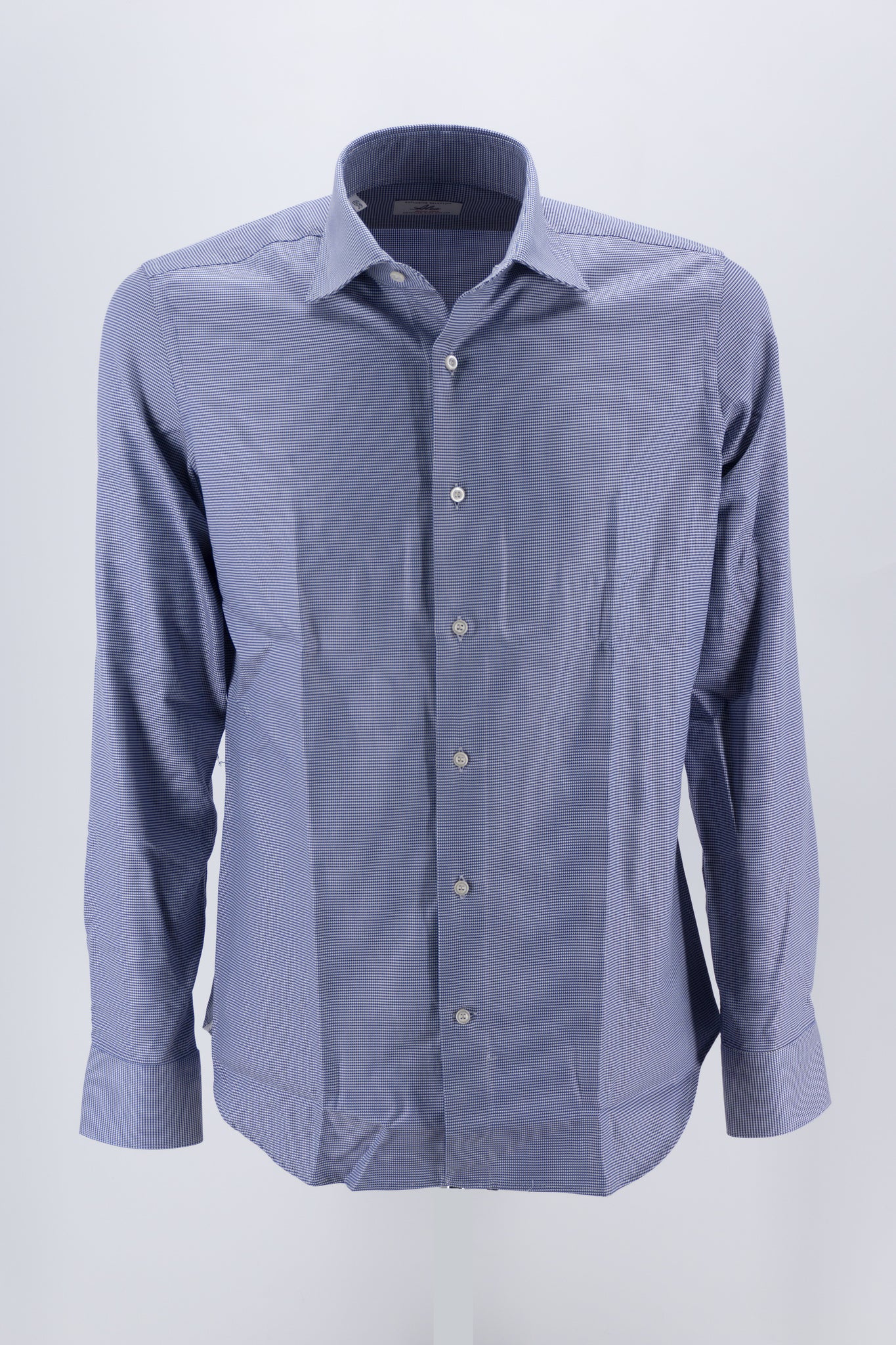 Camicia in Cotone Egiziano / Blu - Ideal Moda