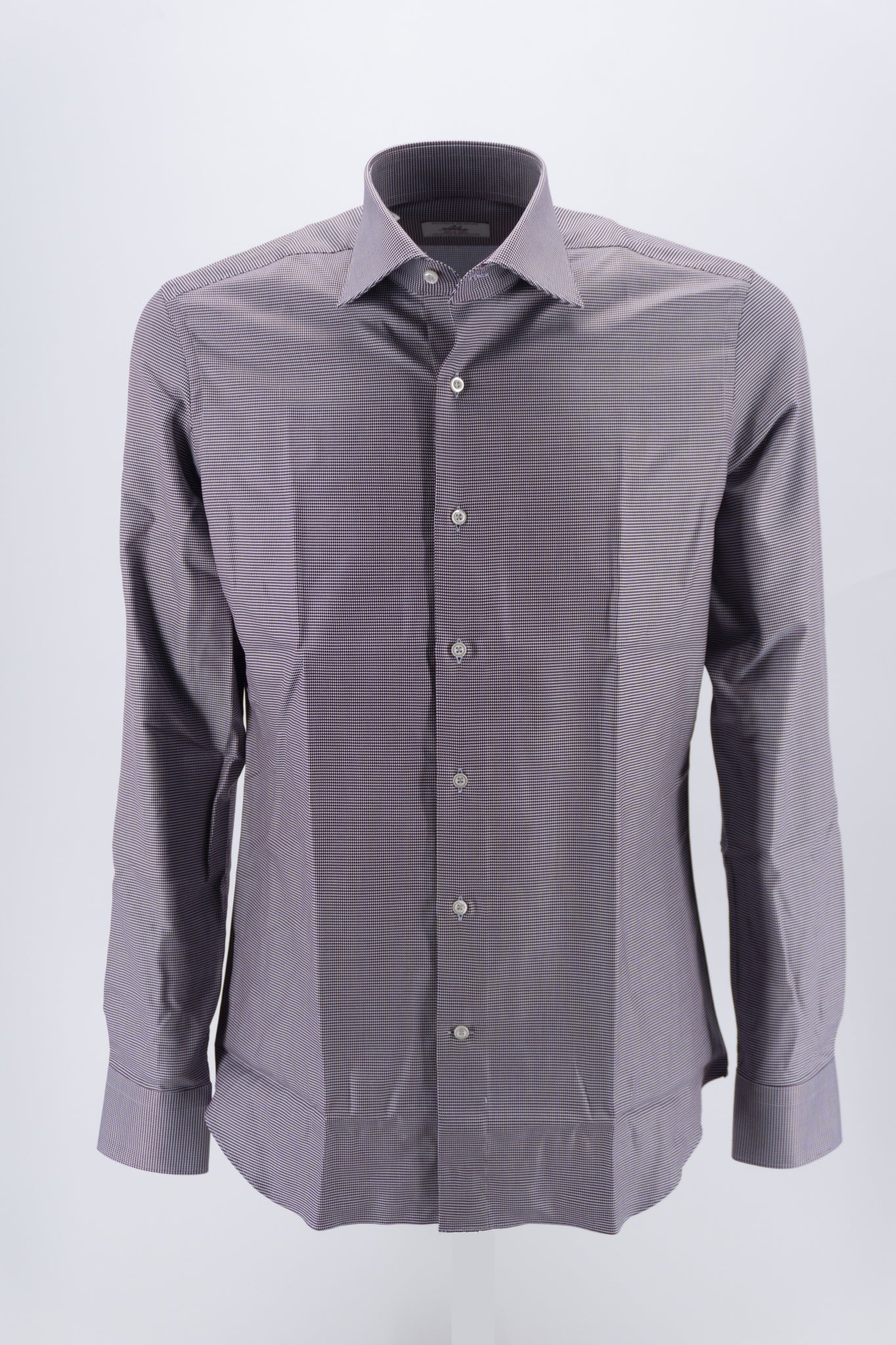 Camicia in Cotone Egiziano / Bordeaux - Ideal Moda