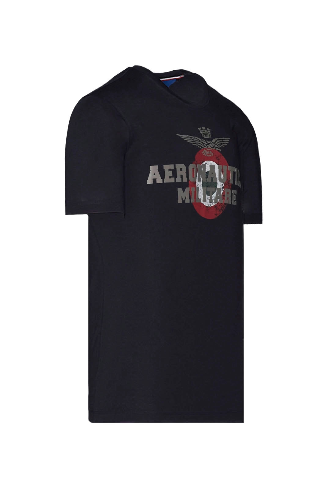 T-Shirt con Logo Aeronautica Militare / Blu - Ideal Moda