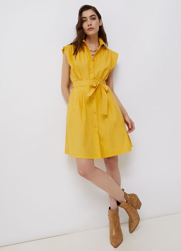 Abito Liu Jo in Popeline / Giallo - Ideal Moda
