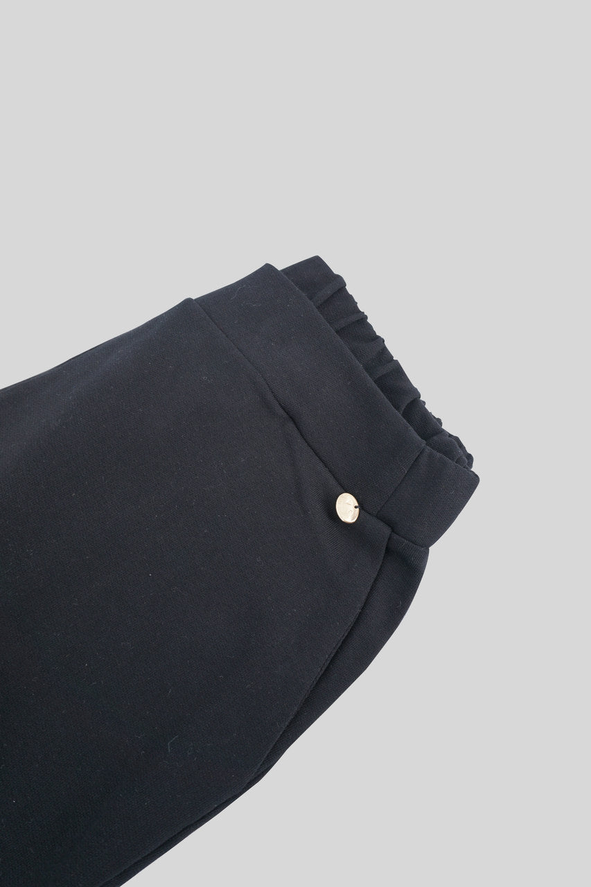 Pantalone in tuta / Nero - Ideal Moda