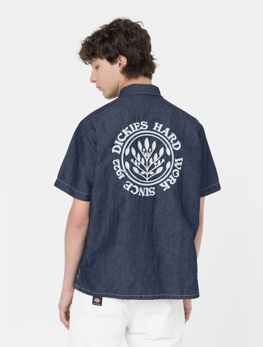 Camicia Beavertown a Maniche Corte / Jeans - Ideal Moda
