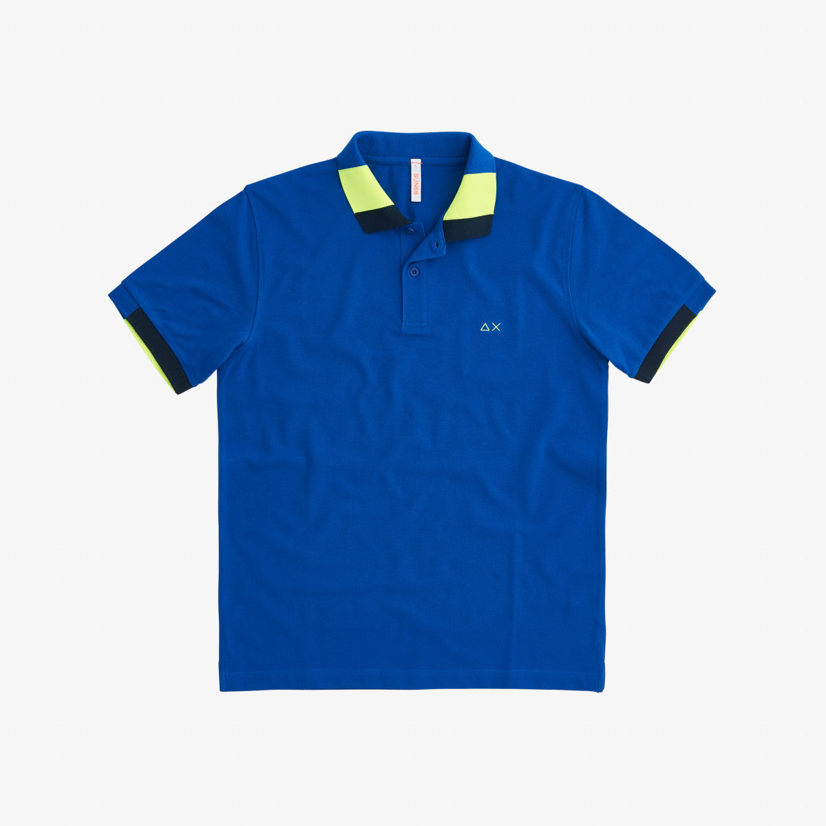 Polo Fluo Multicolor / Azzurro - Ideal Moda