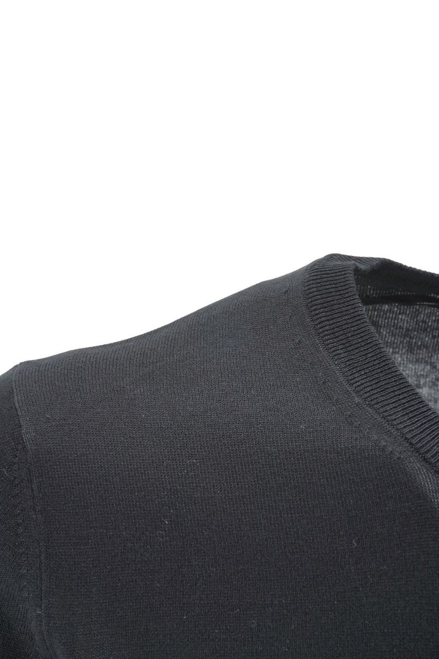 T-Shirt Tagliatore in Seta / Nero - Ideal Moda