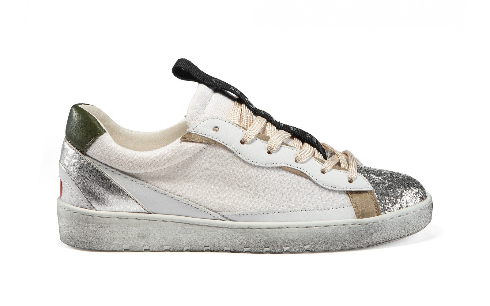 ALPHA Silver Linen / Bianco - Ideal Moda