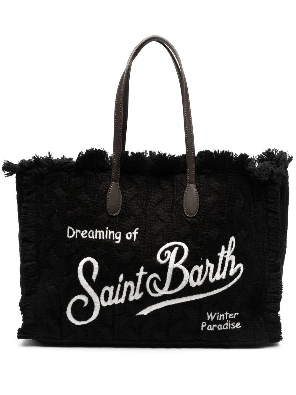 Borsa Vanity in Maglia Mc2 Saint Barth / Nero - Ideal Moda
