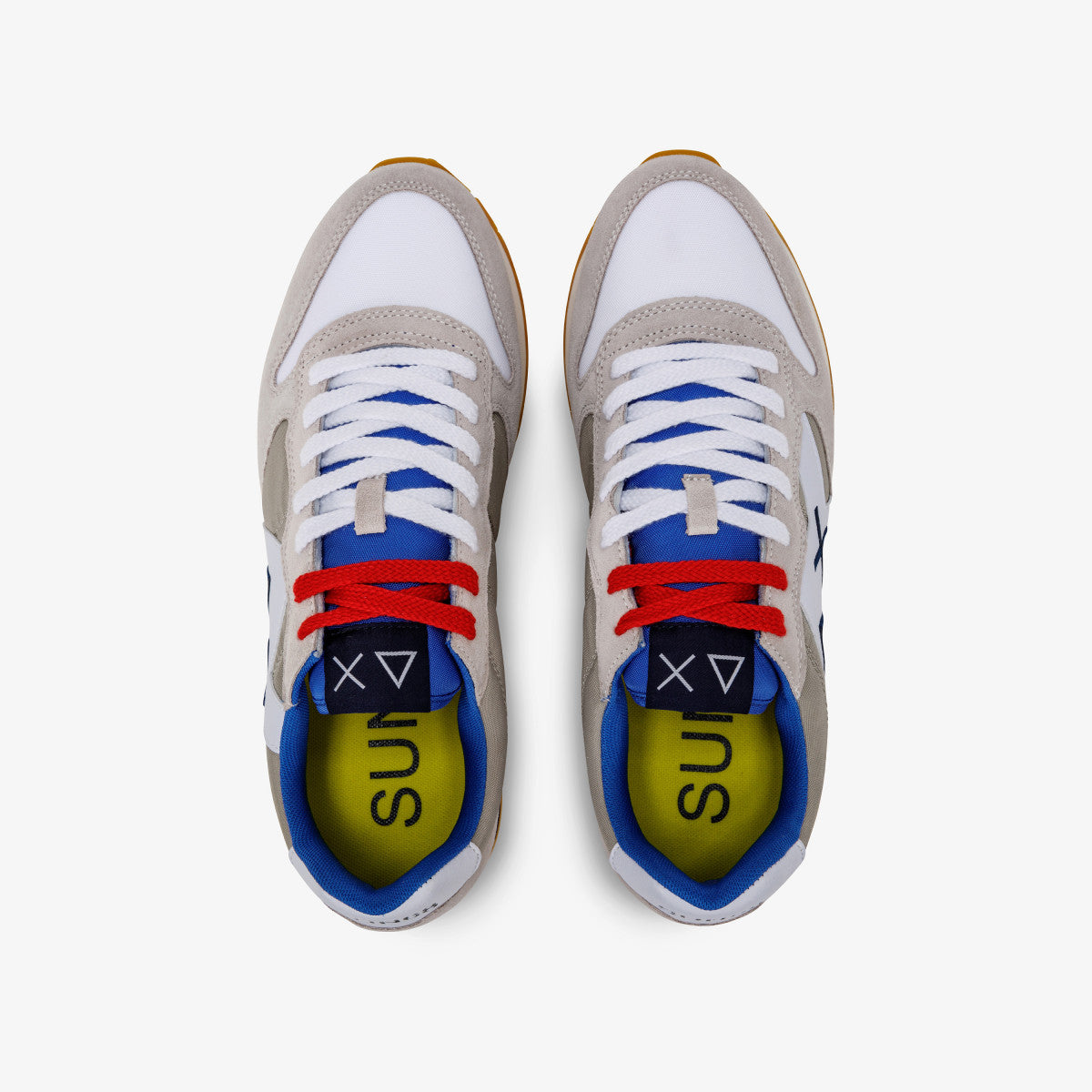 Sneaker Sun68 Jaki Tricolors / Bianco - Ideal Moda