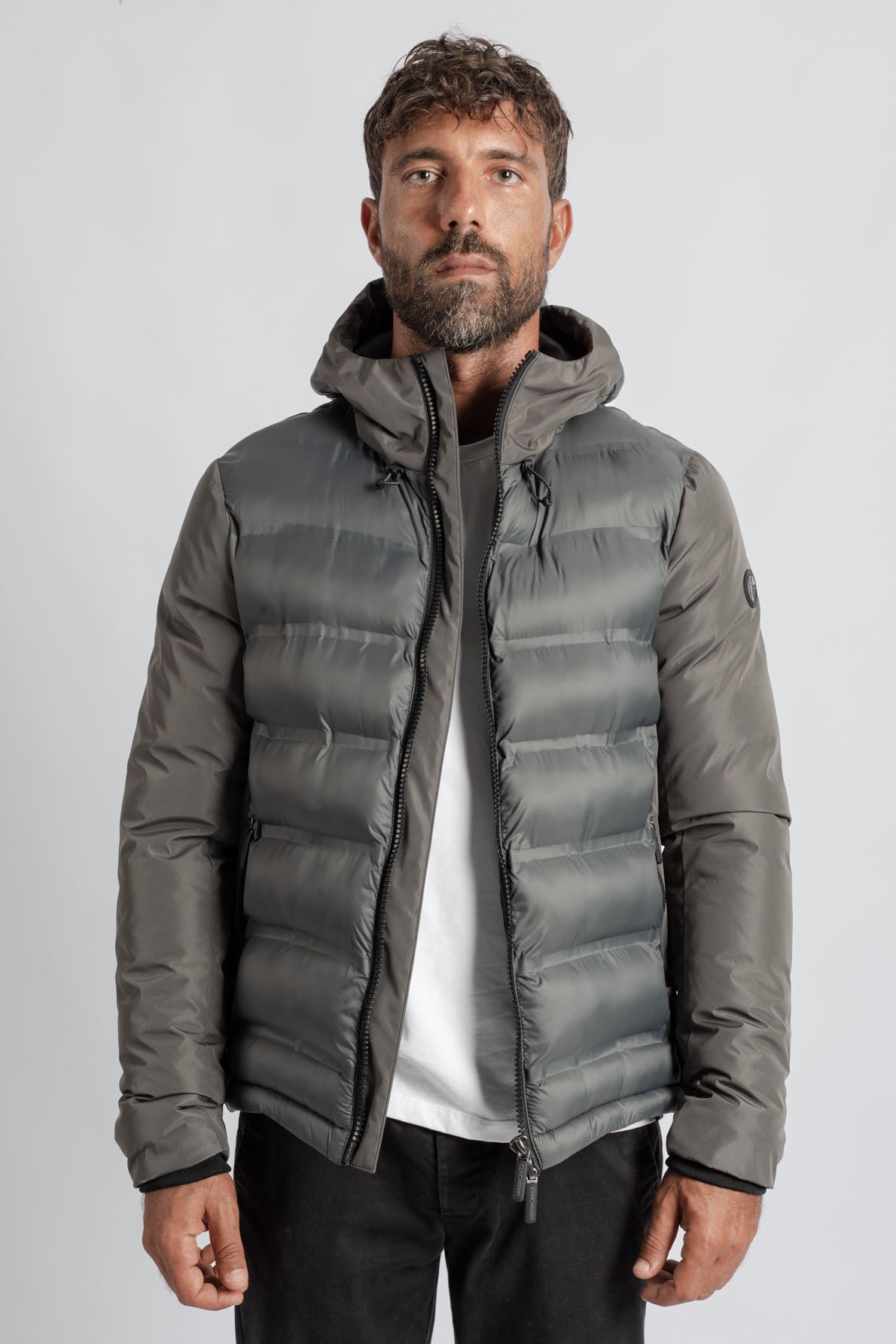 Giubbino in Doppio Tessuto Clinchberry / Grigio - Ideal Moda