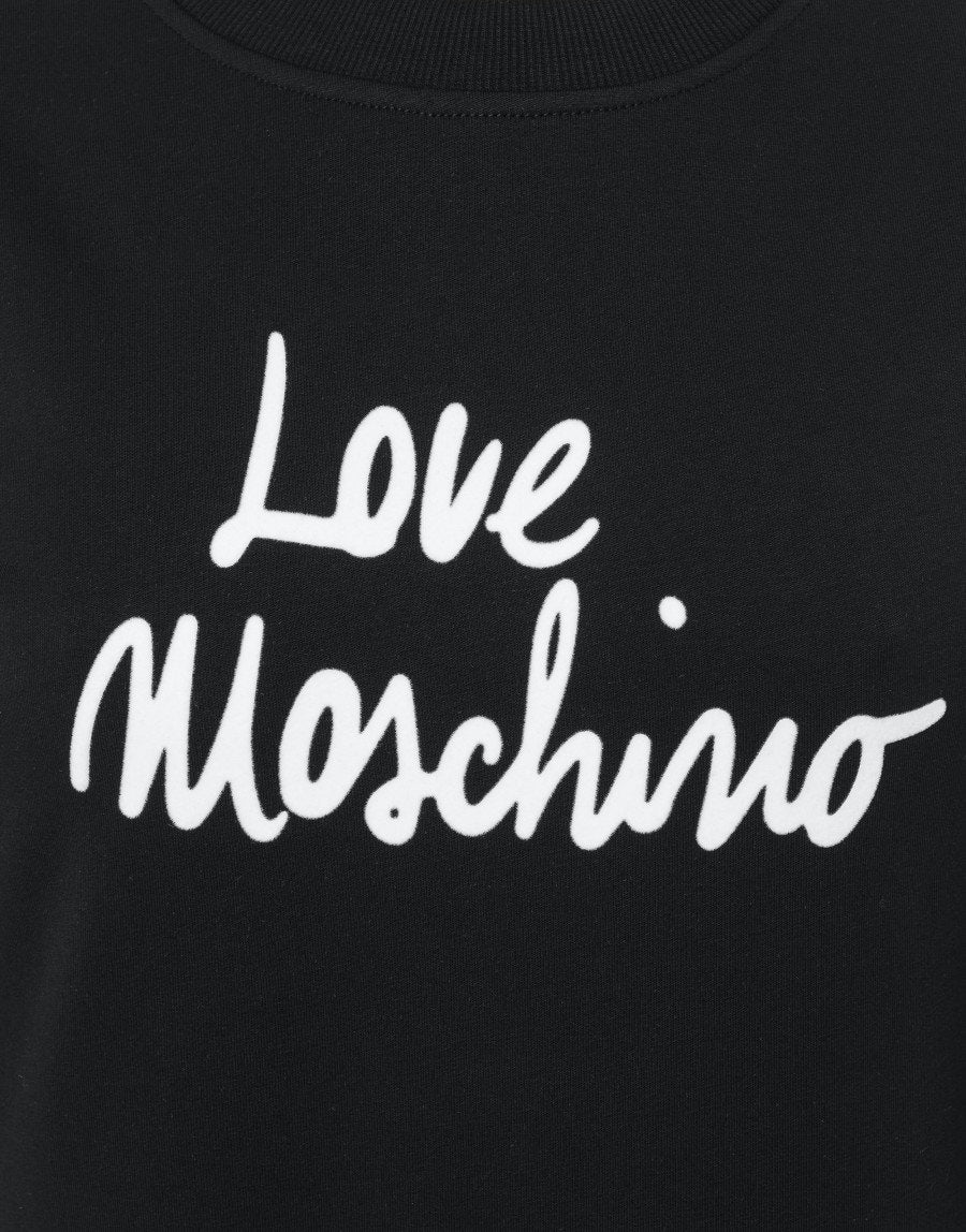 Abito Love Moschino in felpa / Nero - Ideal Moda