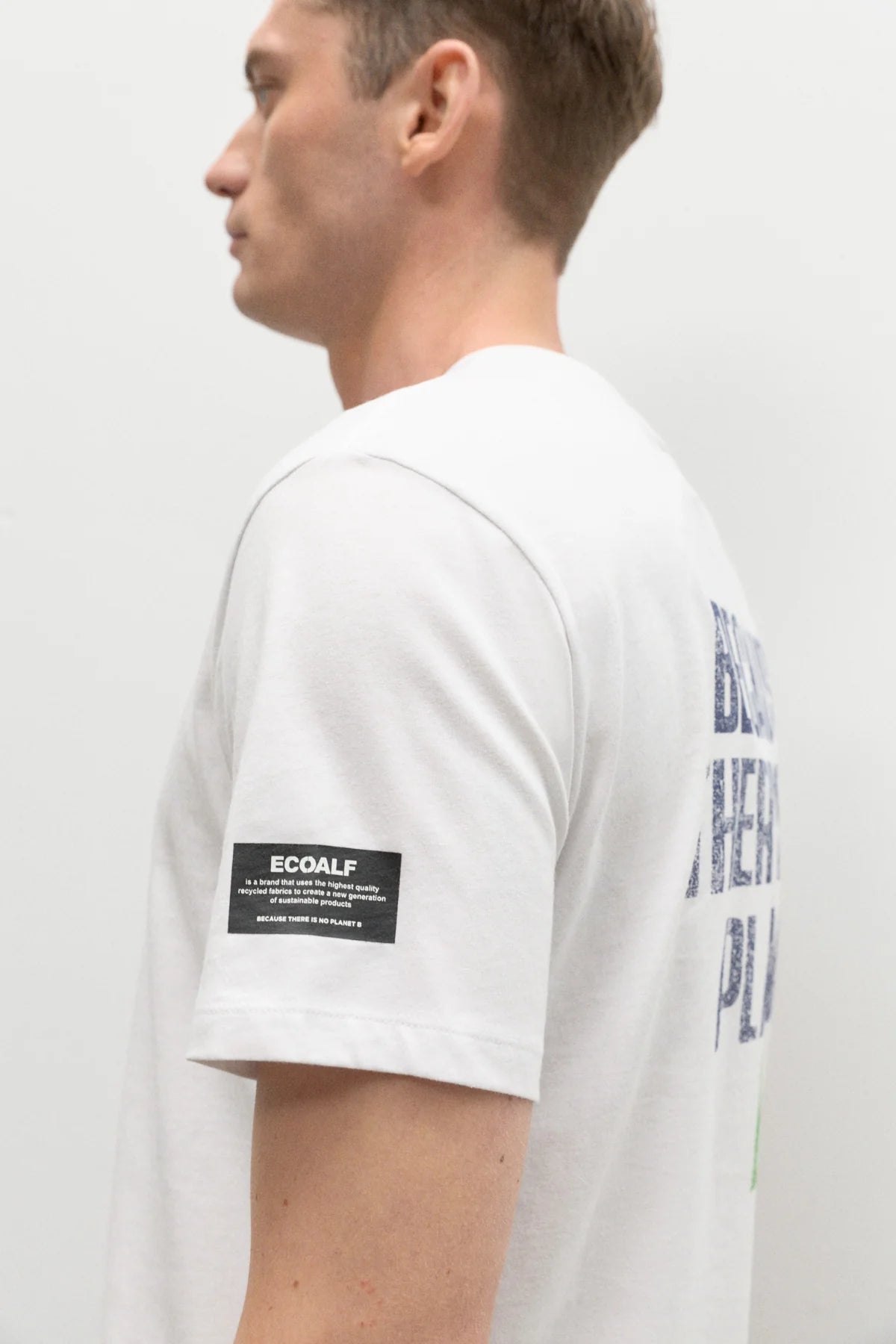 T-Shirt con Logo Ecoalf / Bianco - Ideal Moda
