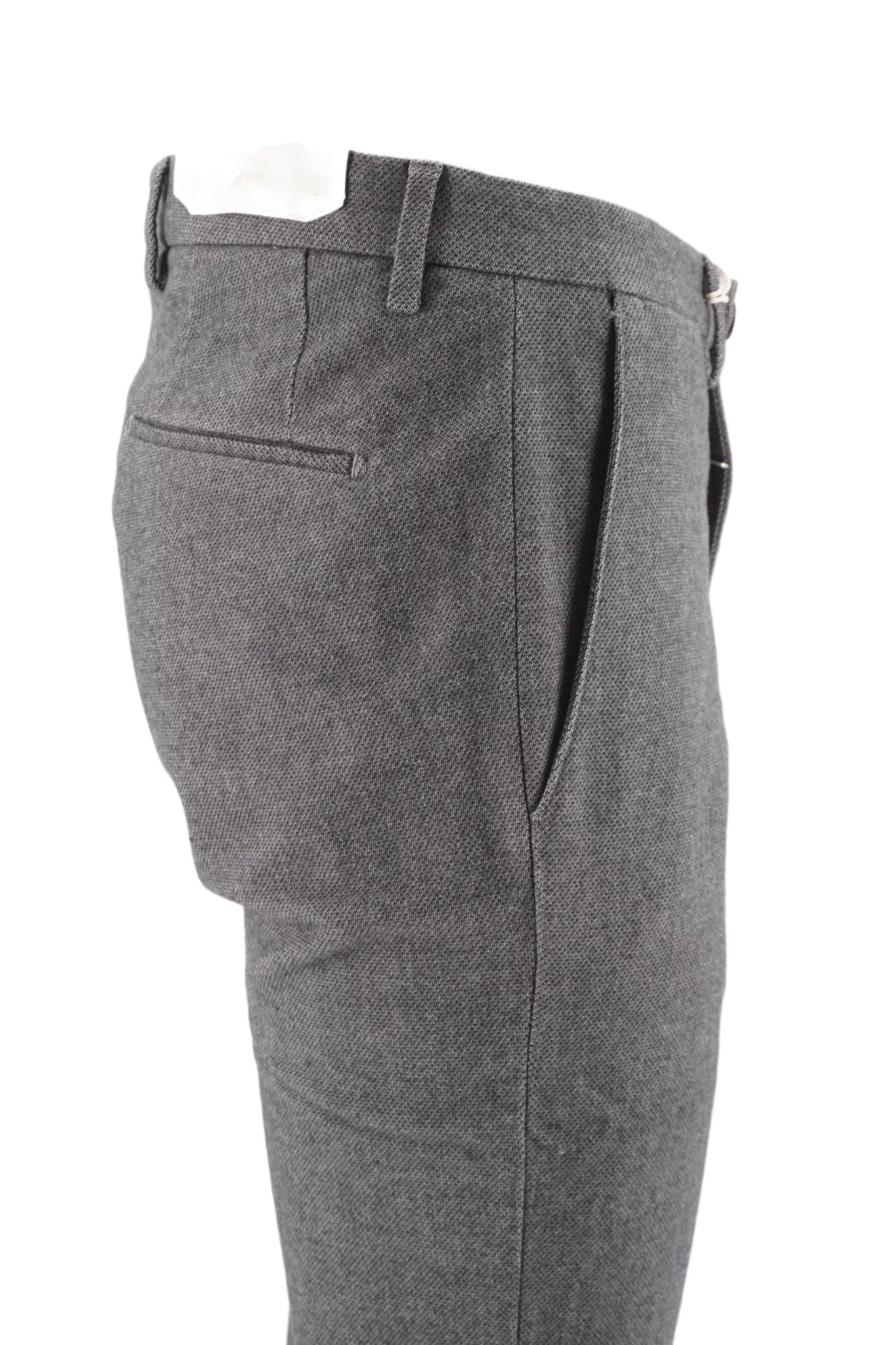 Pantalone Effetto Lana Briglia / Grigio - Ideal Moda